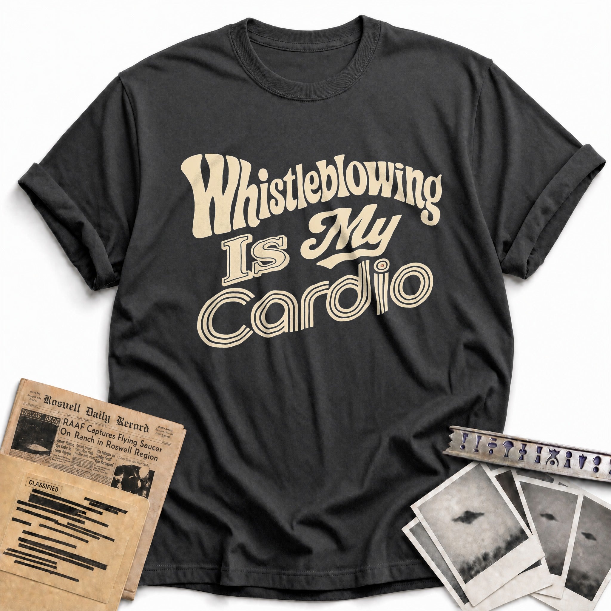 Whistleblowing Is My Cardio 06 - Charcoal