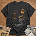 ufo pyramid alien ancient mystery - Charcoal