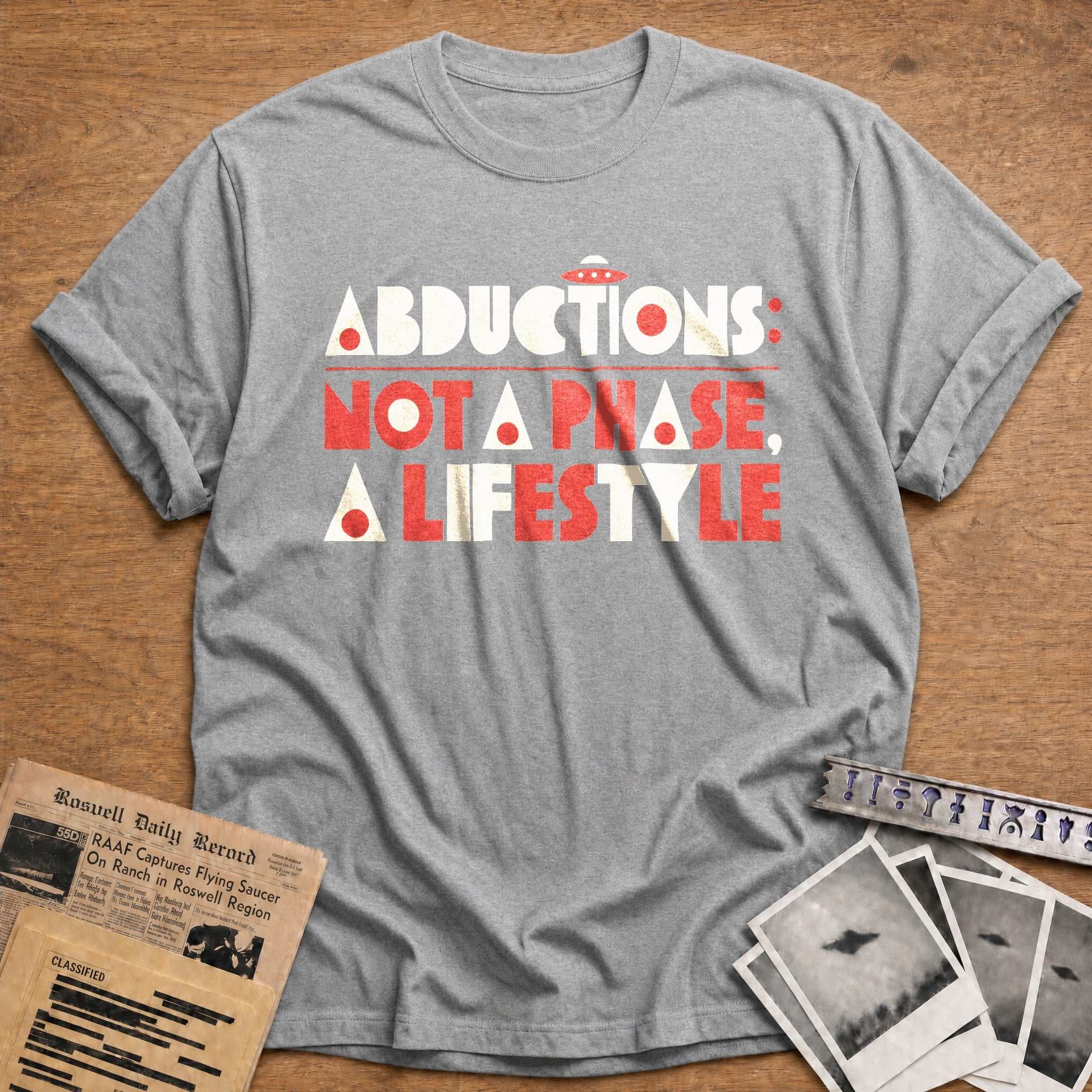 Abductions Not A Phase - Sport Grey