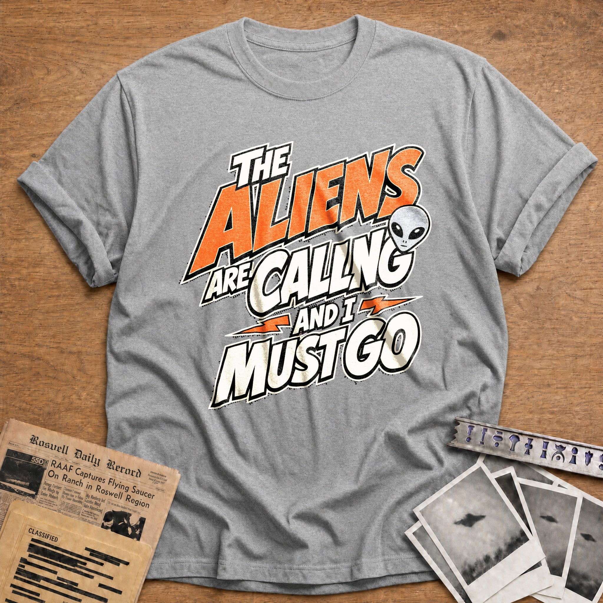 Aliens Are Calling - Sport Grey