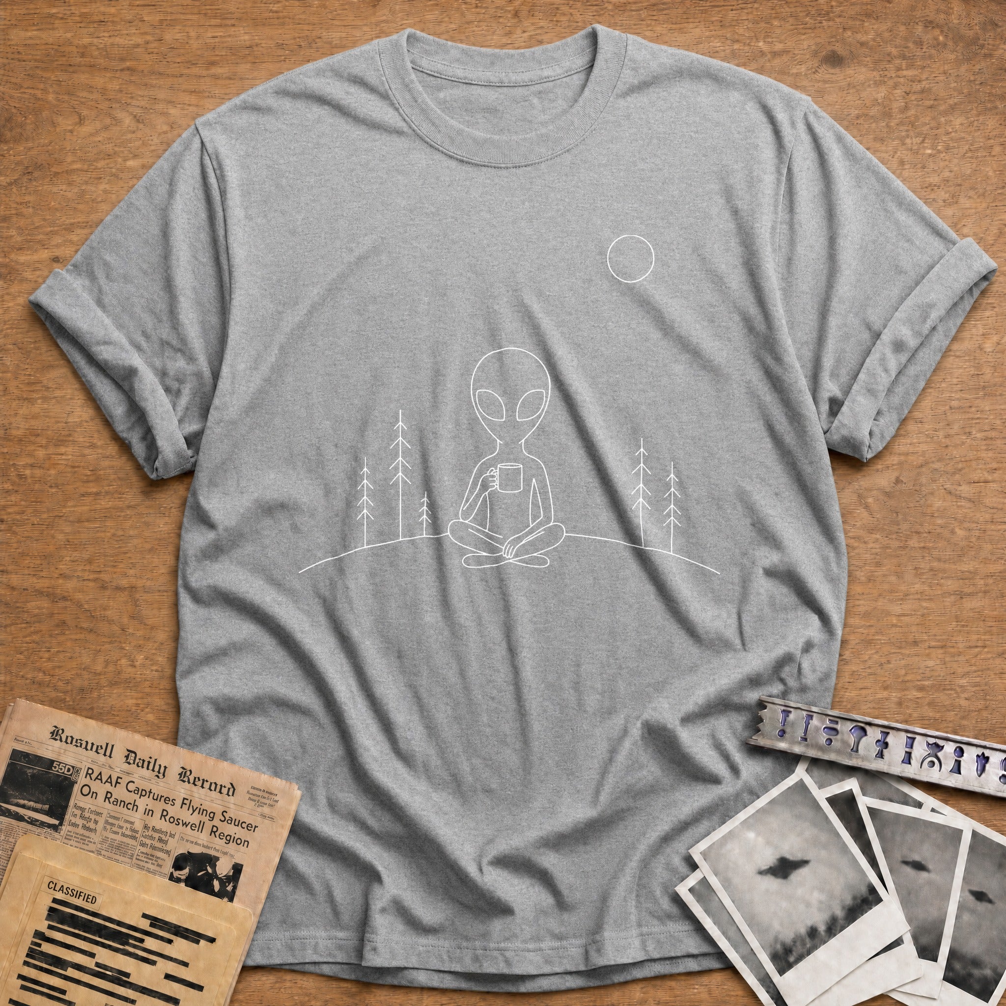 Arrive. Observe. Depart - Sport Grey