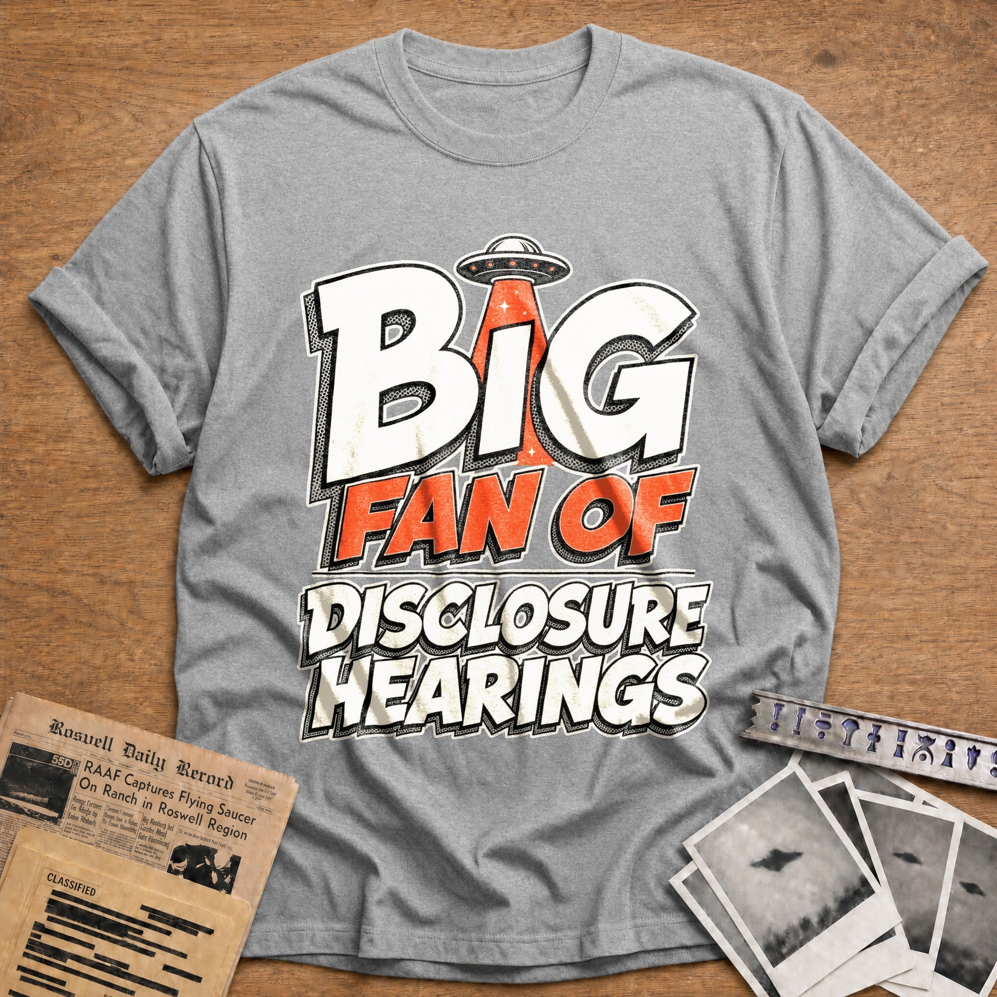 Big Fan Of Disclosure Hearings - Sport Grey