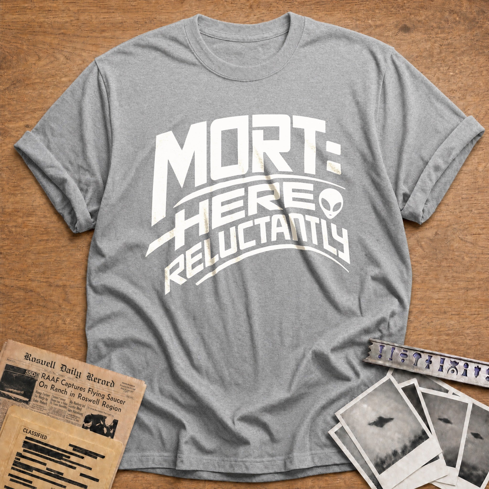 Mort Stopped By - Sport Grey