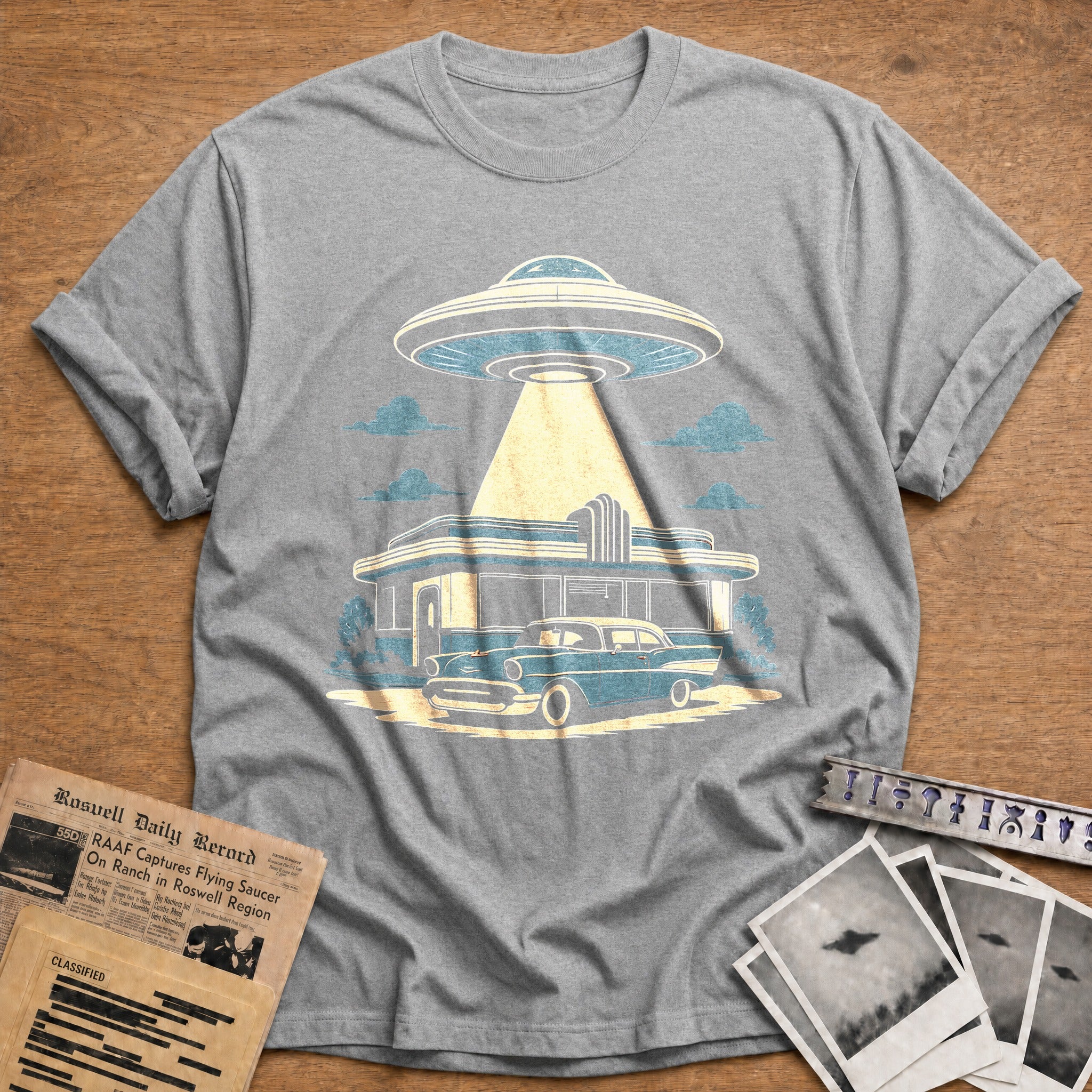 Retro Abduction - Sport Grey