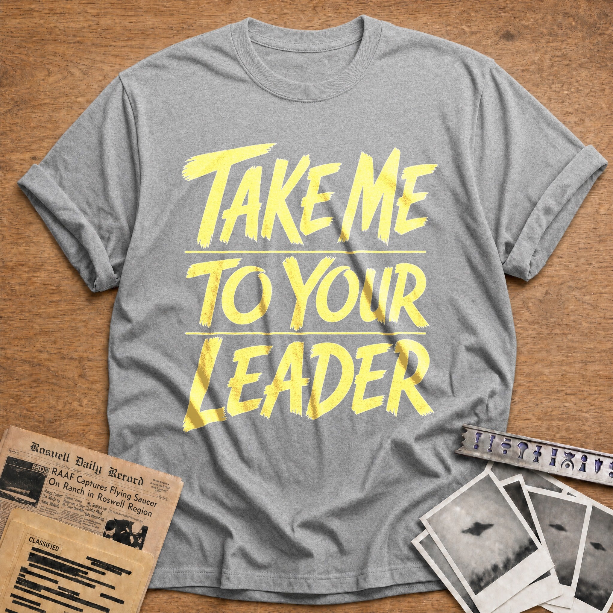 Take Me To Your Leader - Sport Grey