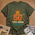 50 Around The Sun T-Shirt - Military Green