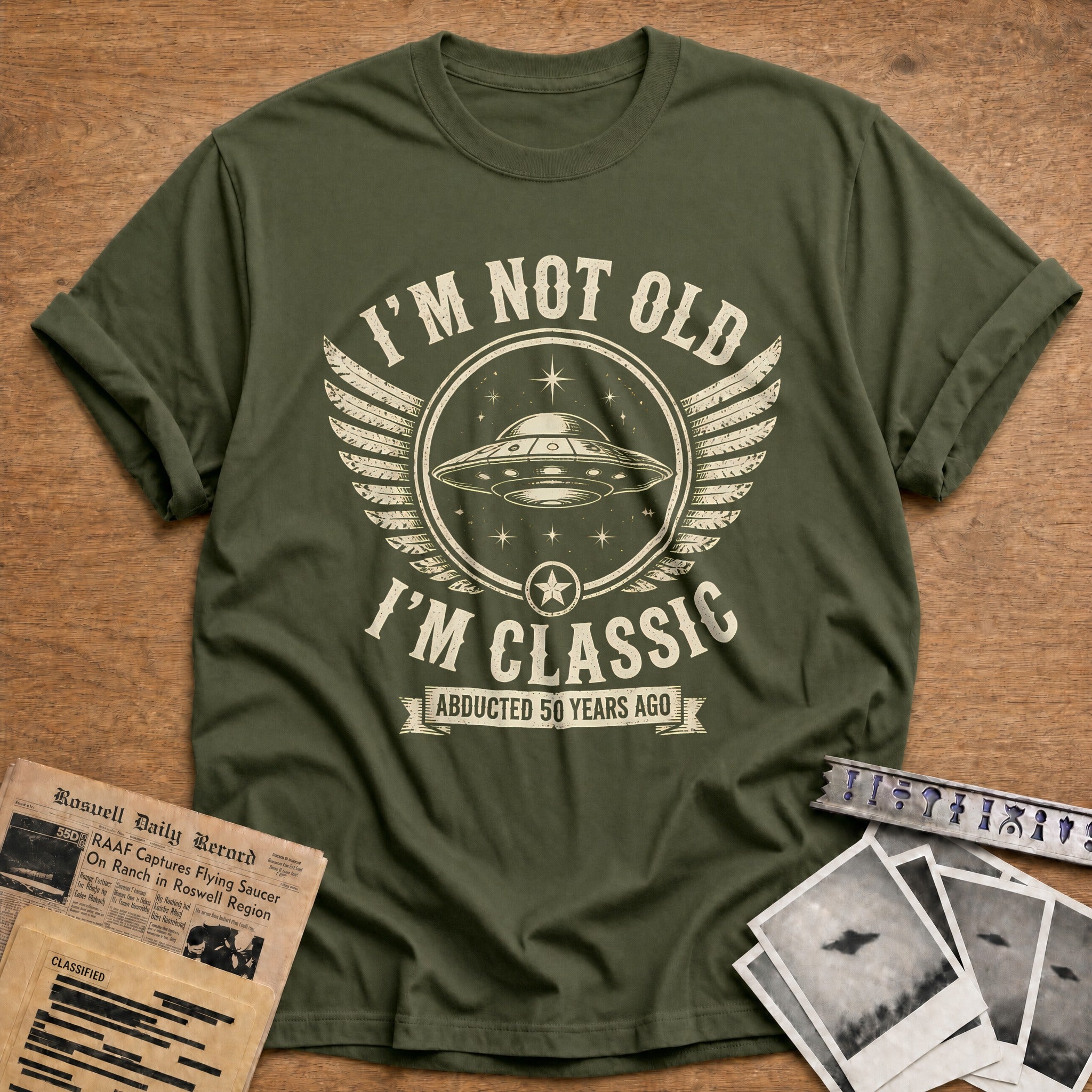 50 Im Classic T-Shirt - Military Green