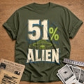 51 Alien 38 T-Shirt - Military Green