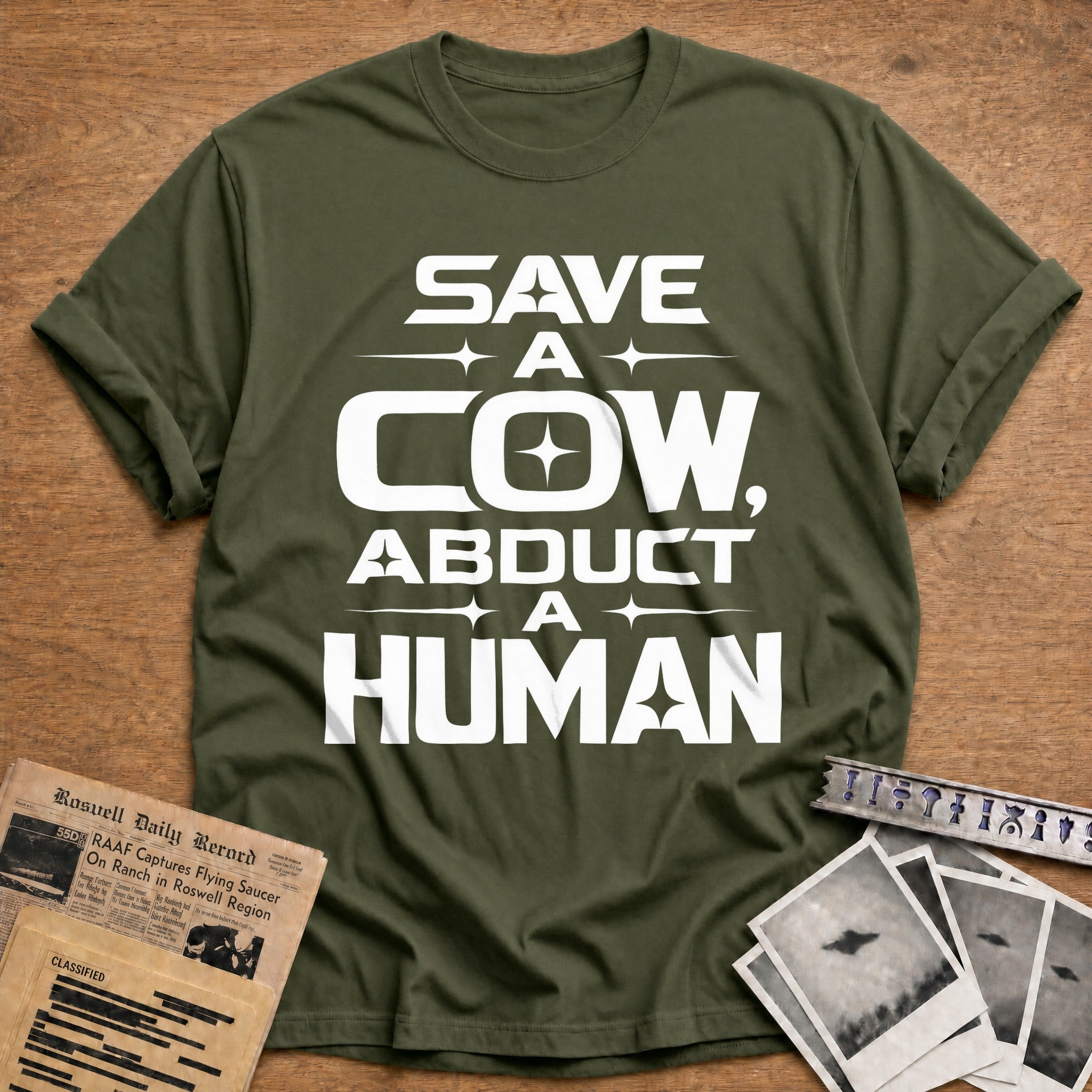 Abduct A Human - Military Green
