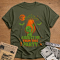 Abduct Me From This Party 70 T-Shirt - Military Green