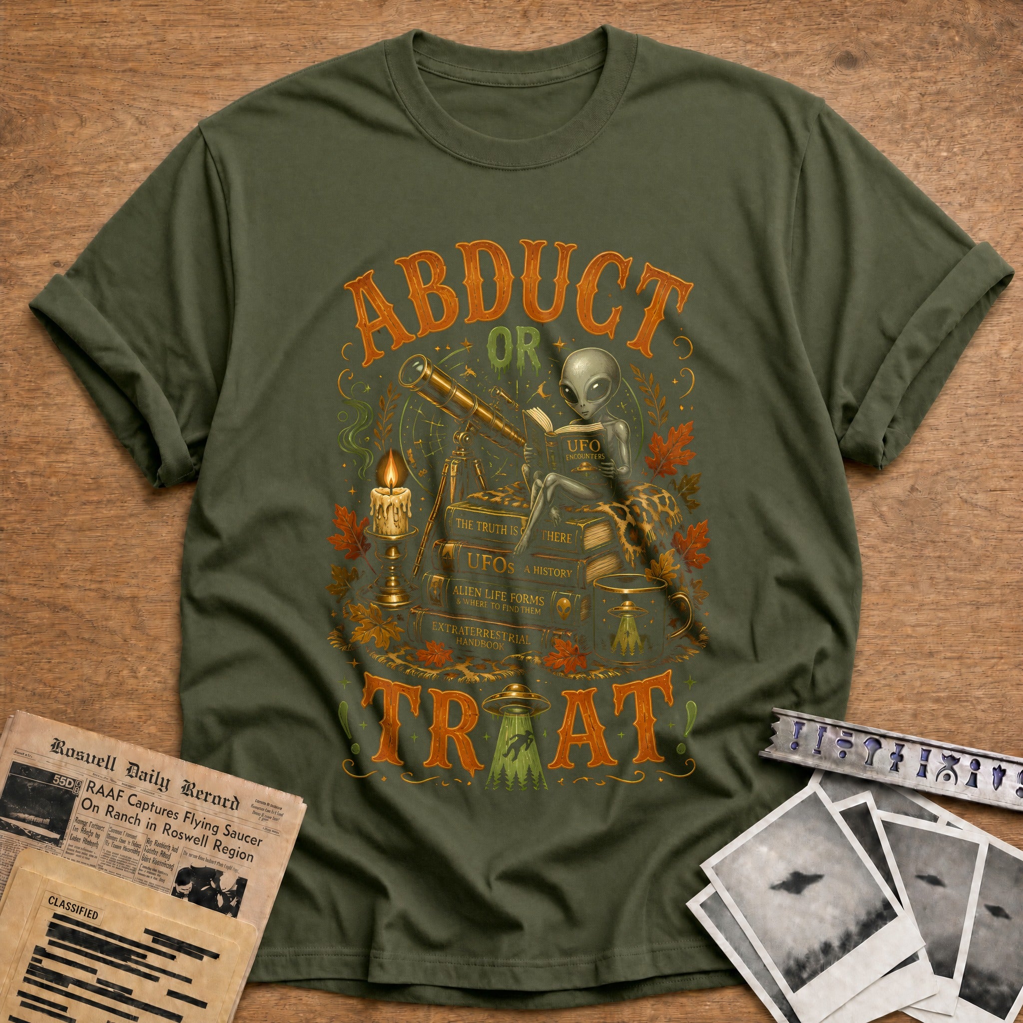 Abduct Or Treat 88 - Military Green