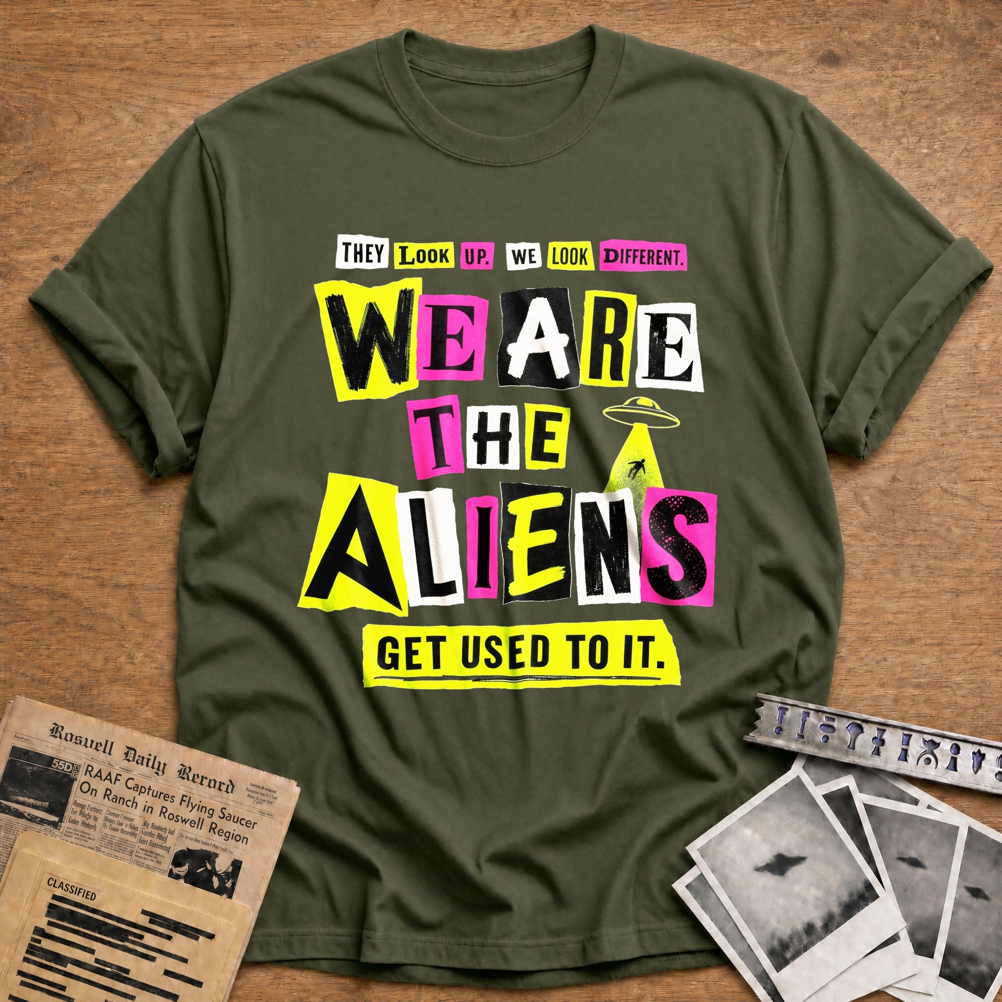Adapt Or Leave - Military Green