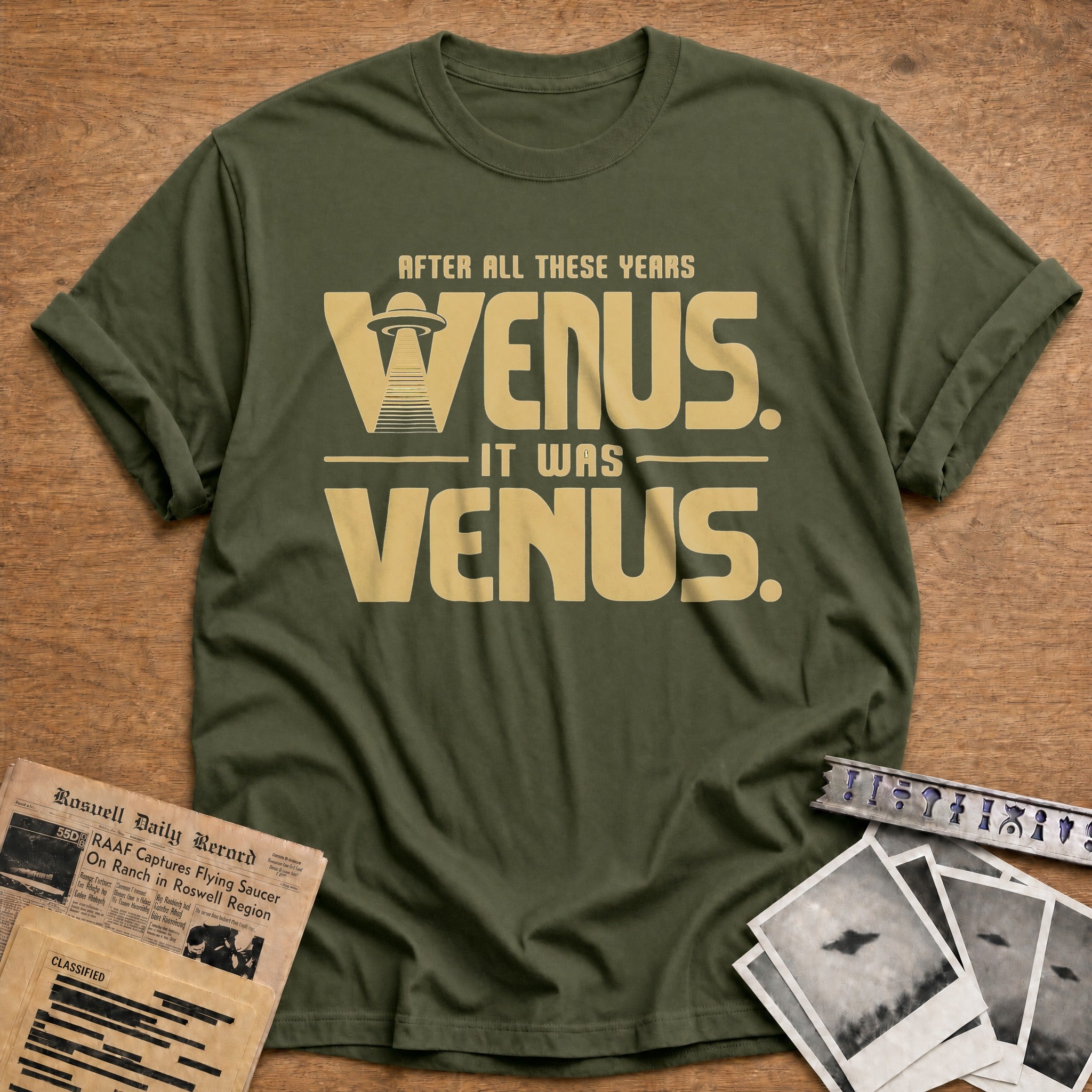 After All These Years Venus It Was Venus - Military Green