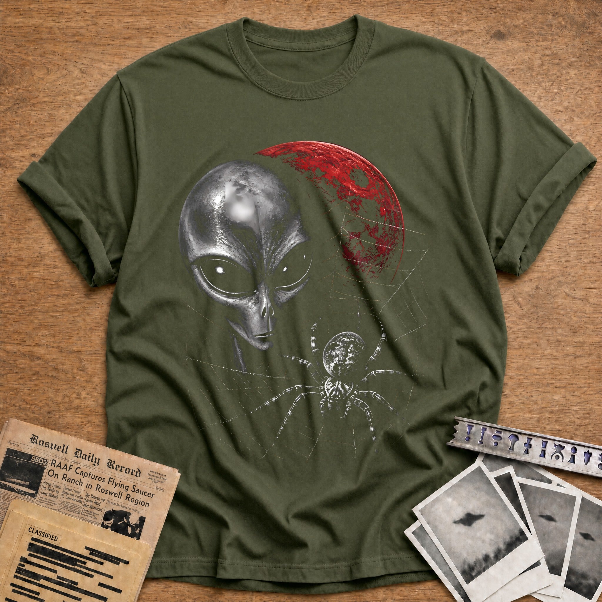 Alien Spider Web 16 - Military Green