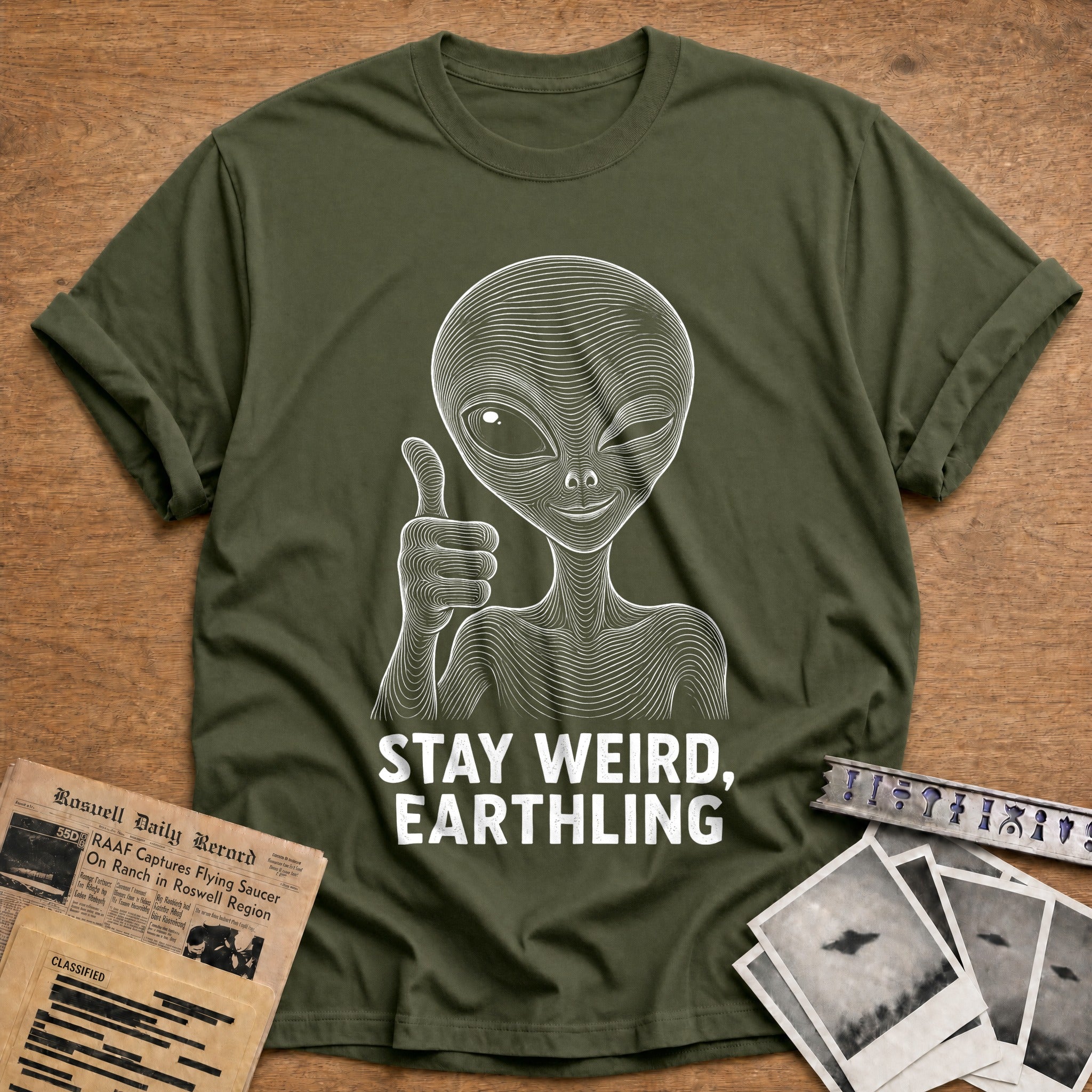 Approval from Above T-Shirt - Military Green