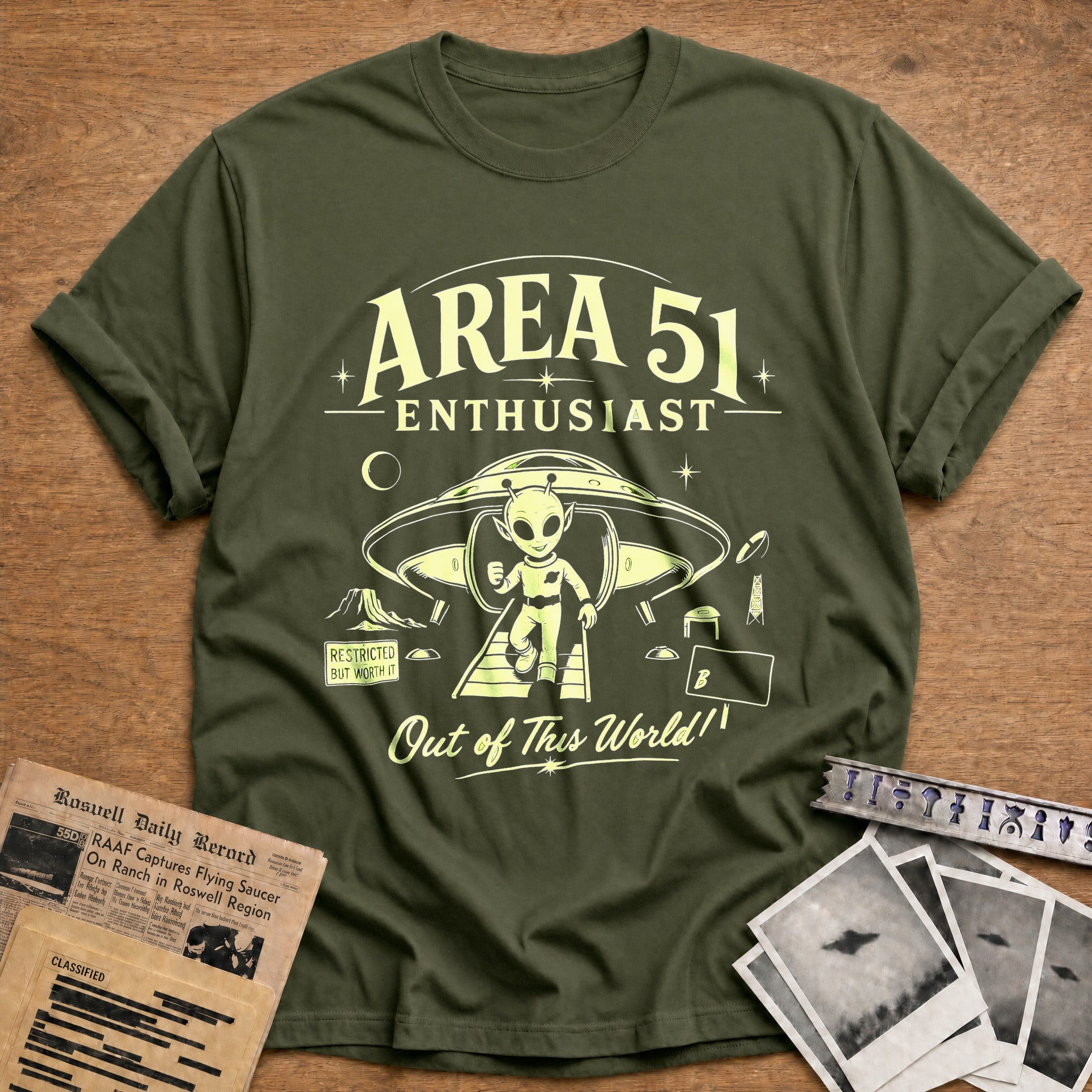 Area 51 Clearance - Military Green