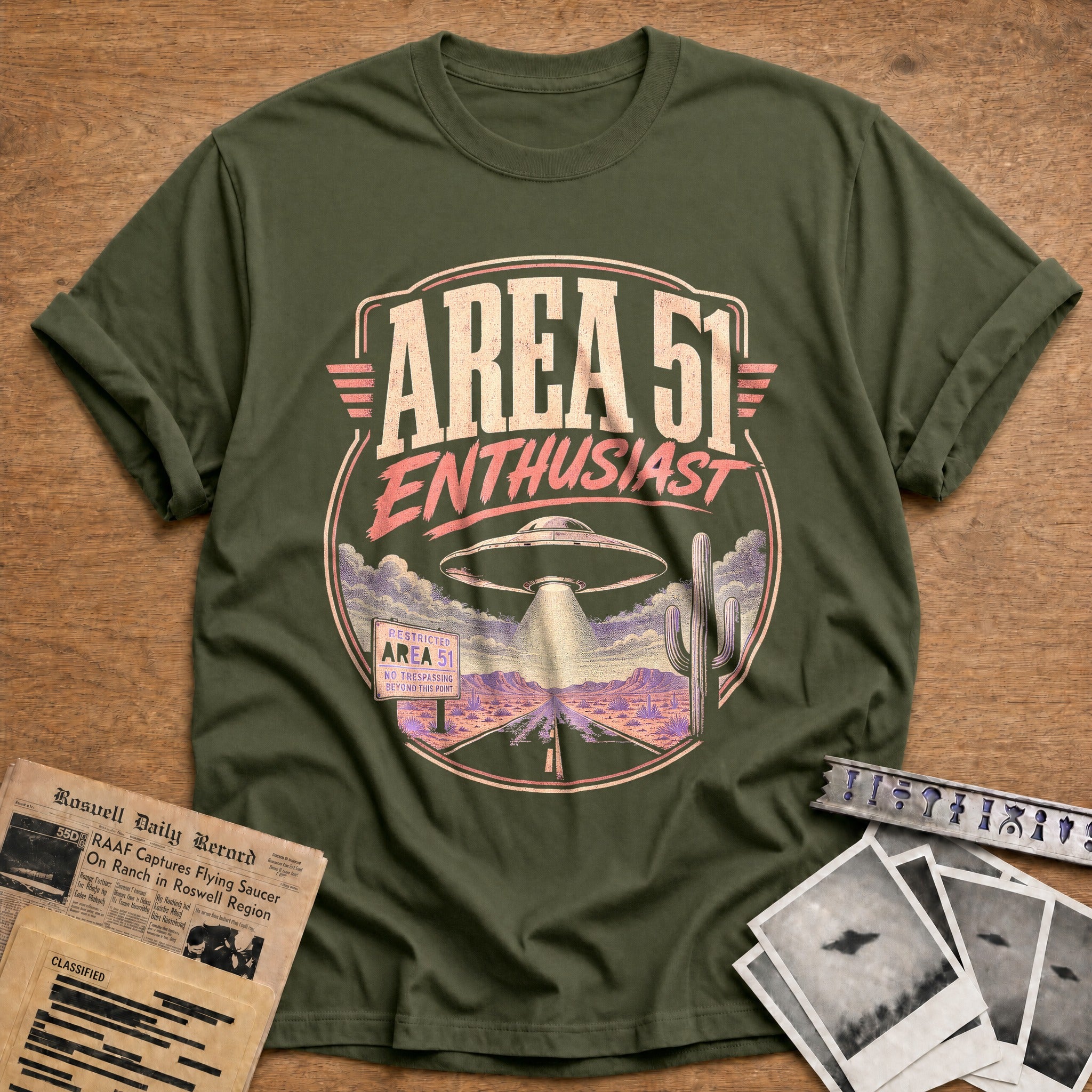 Area 51 Enthusiast - Military Green