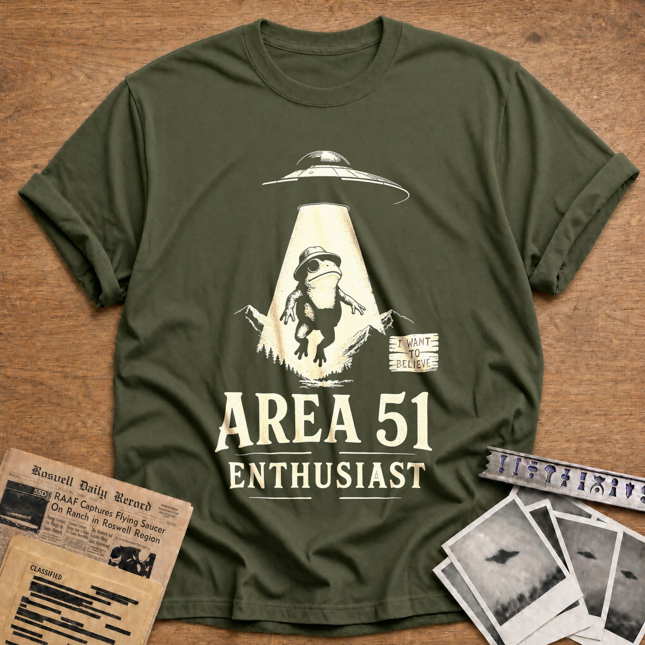 Area 51 True Believer - Military Green