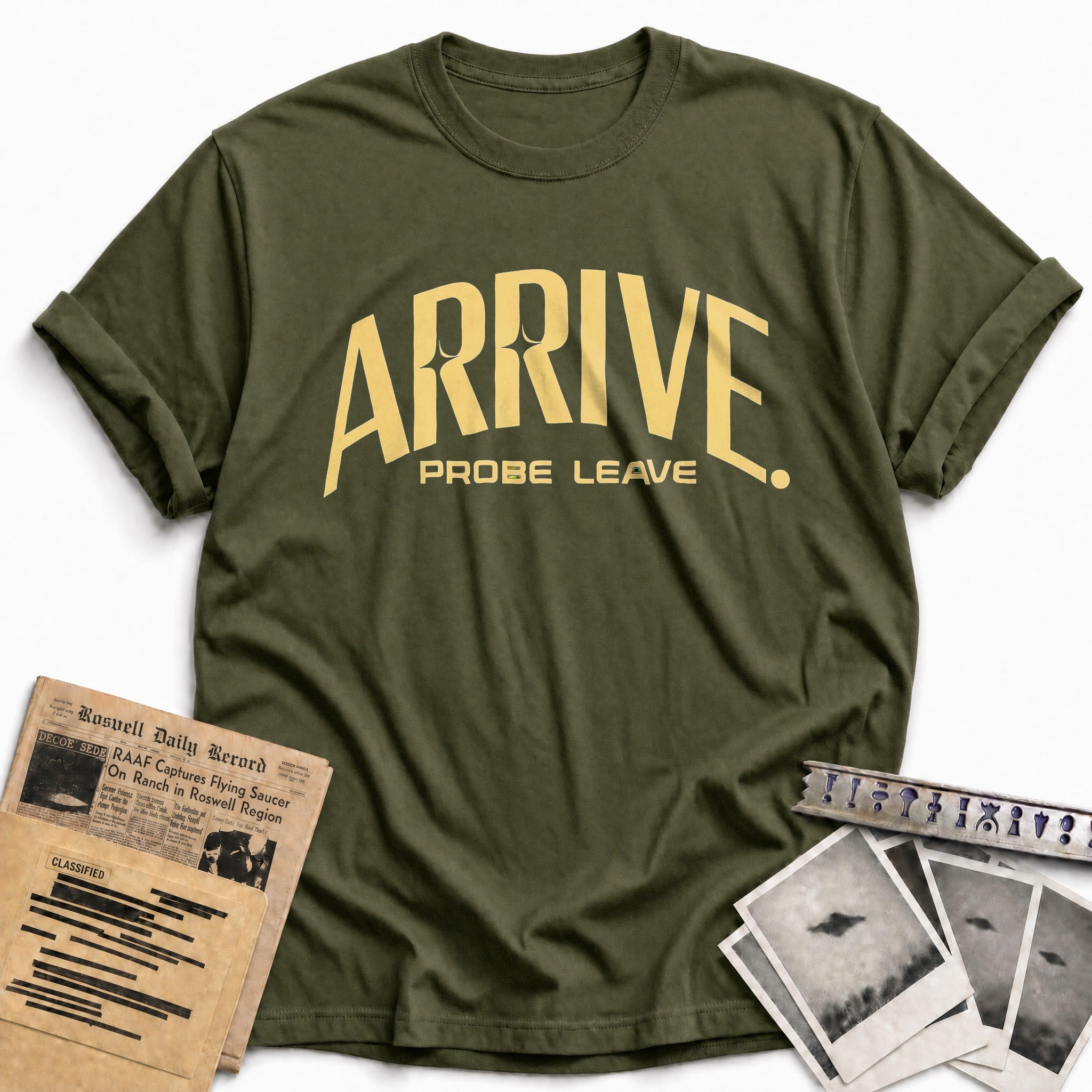 Arrive Probe Leave 03 - Military Green