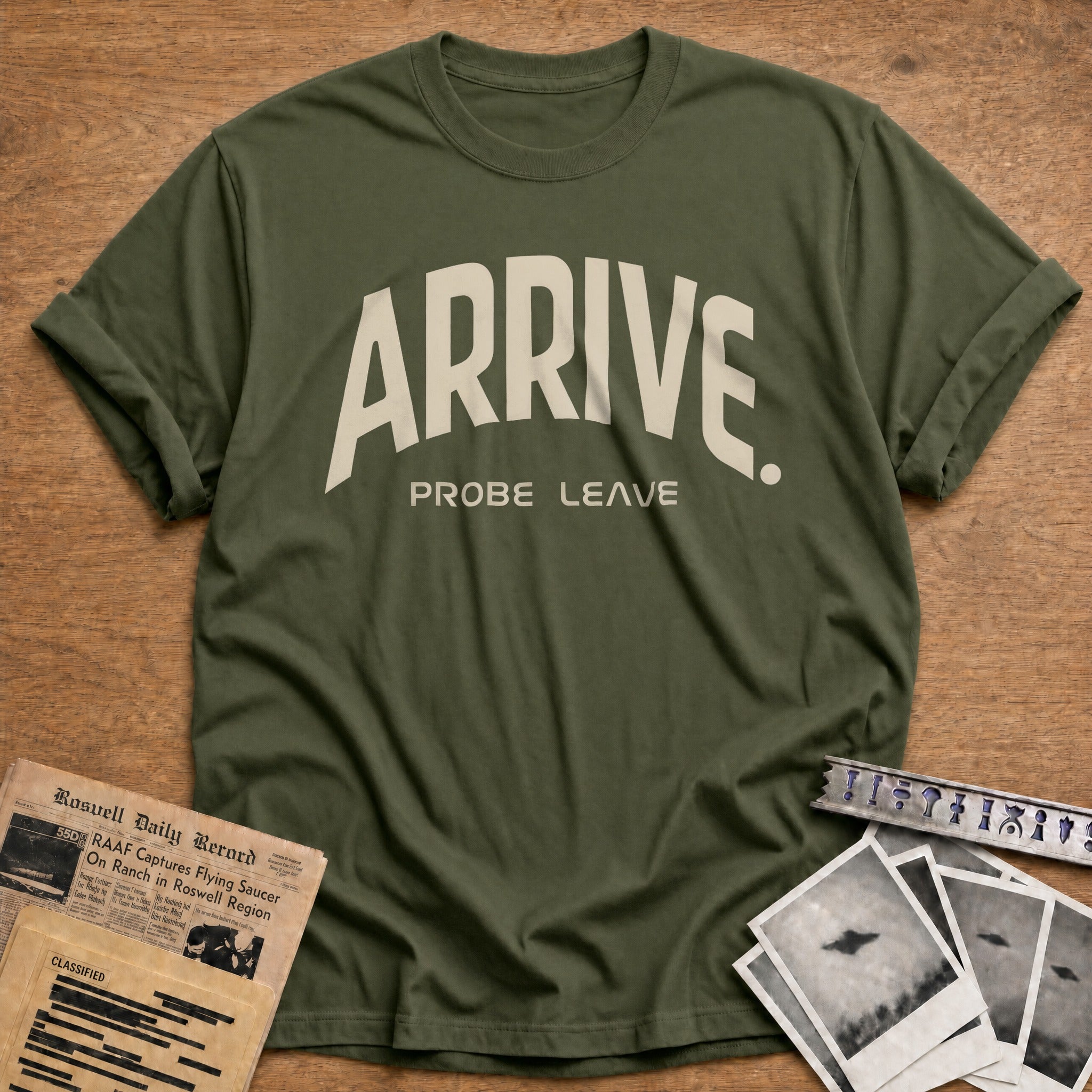 Arrive Probe Leave 02 - Military Green