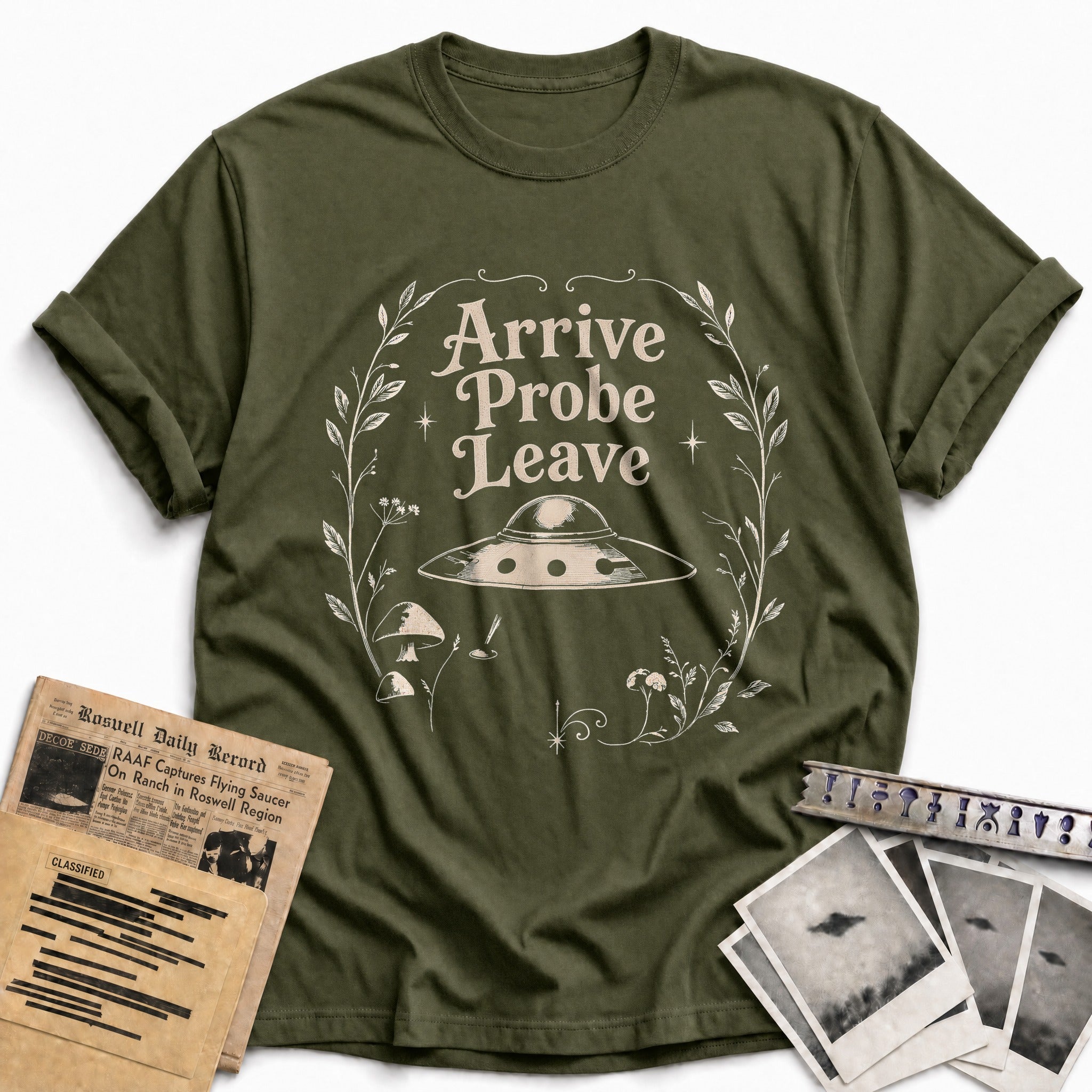 Arrive Probe Leave 06 - Military Green