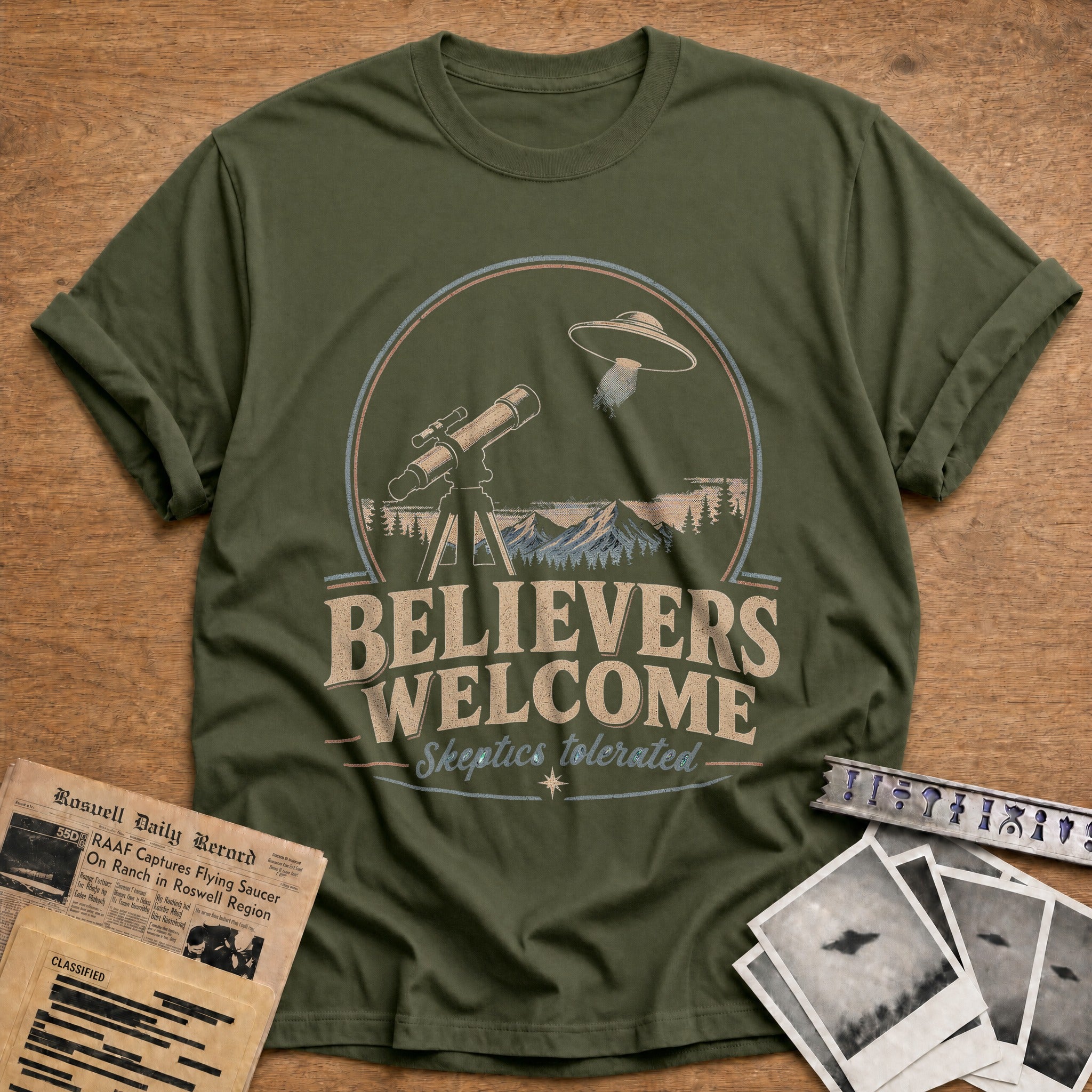 Believers Welcome 02 - Military Green