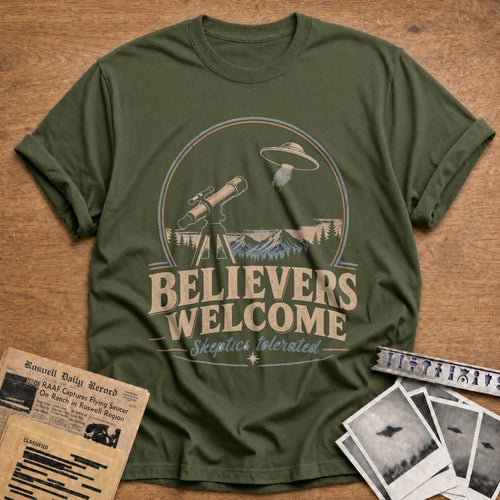 Believers Welcome 02 - Military Green