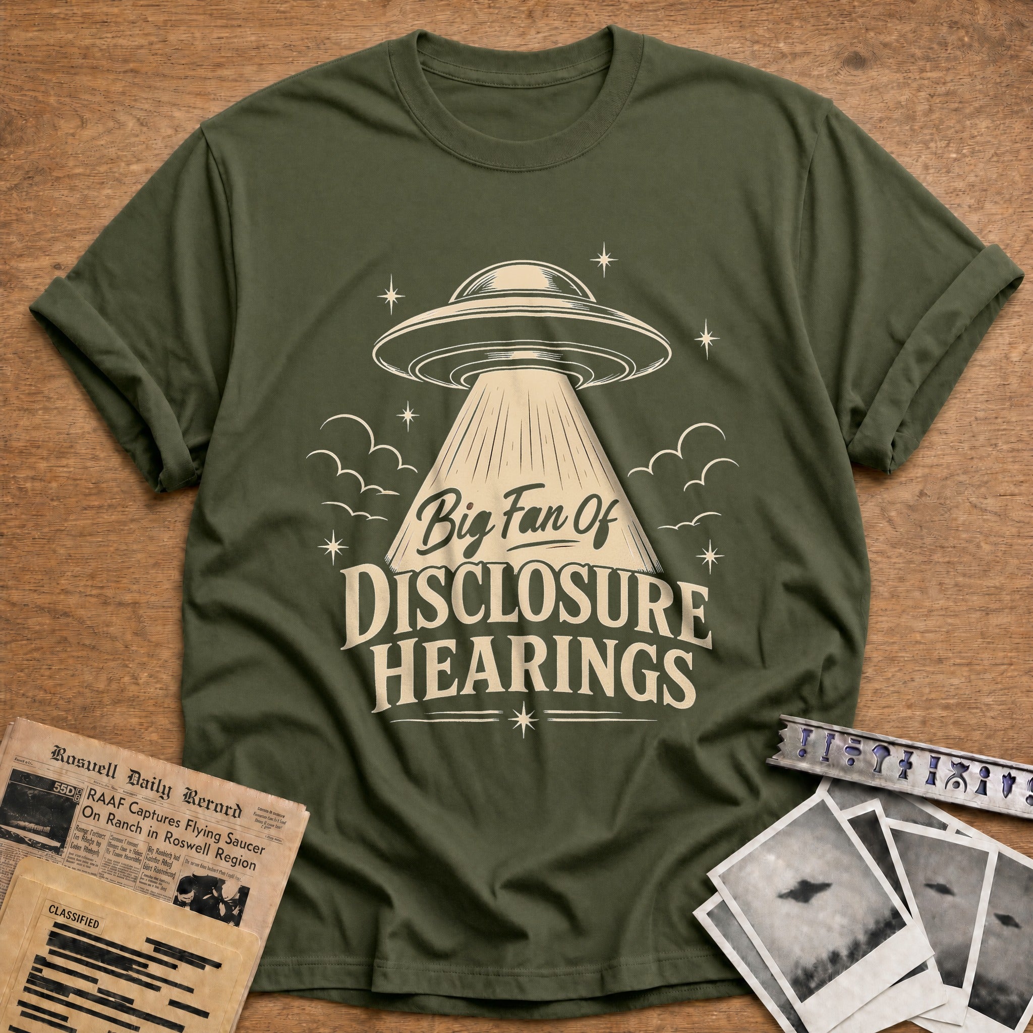 Big Fan Of Disclosure - Military Green
