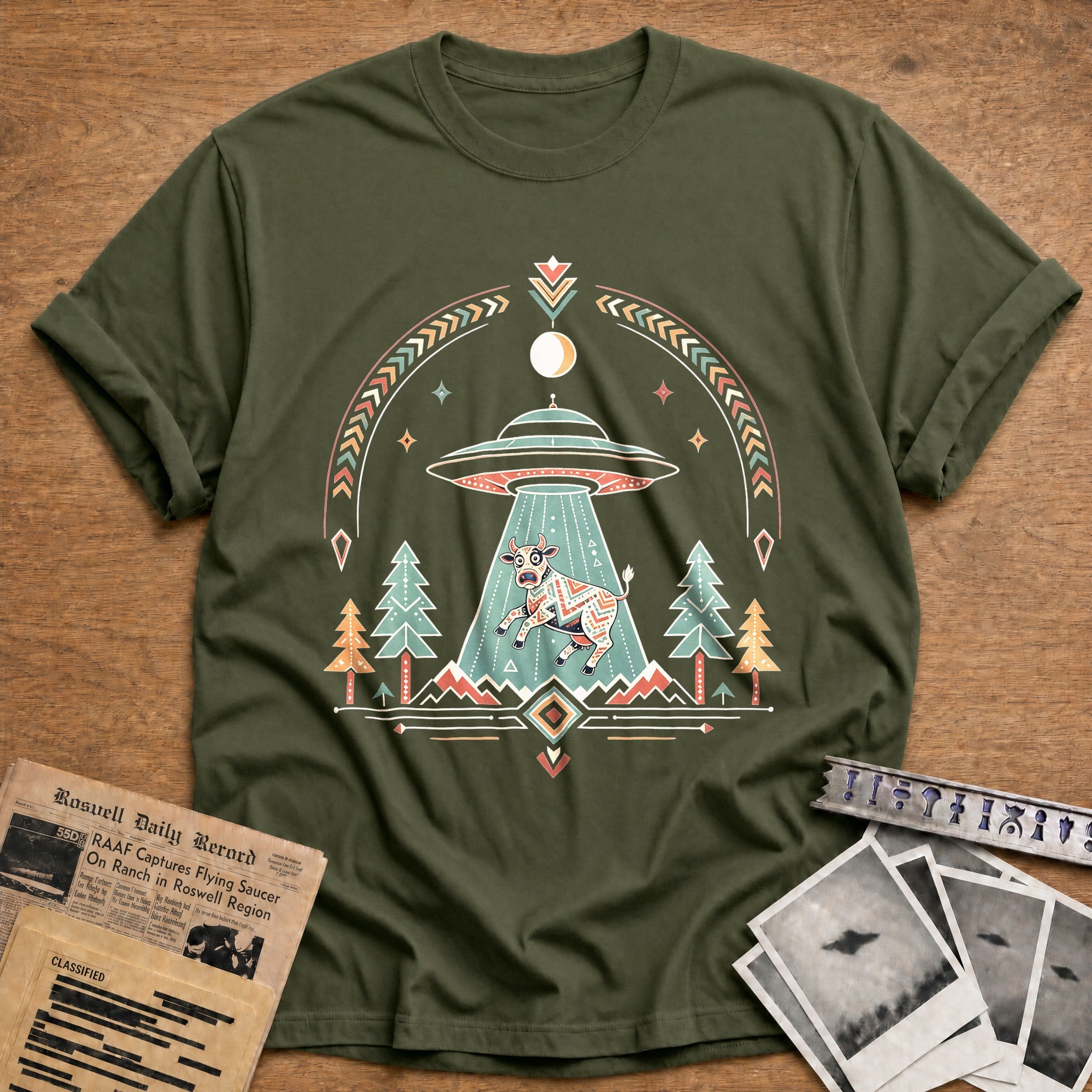 Cattle Beam Abduction - Military Green