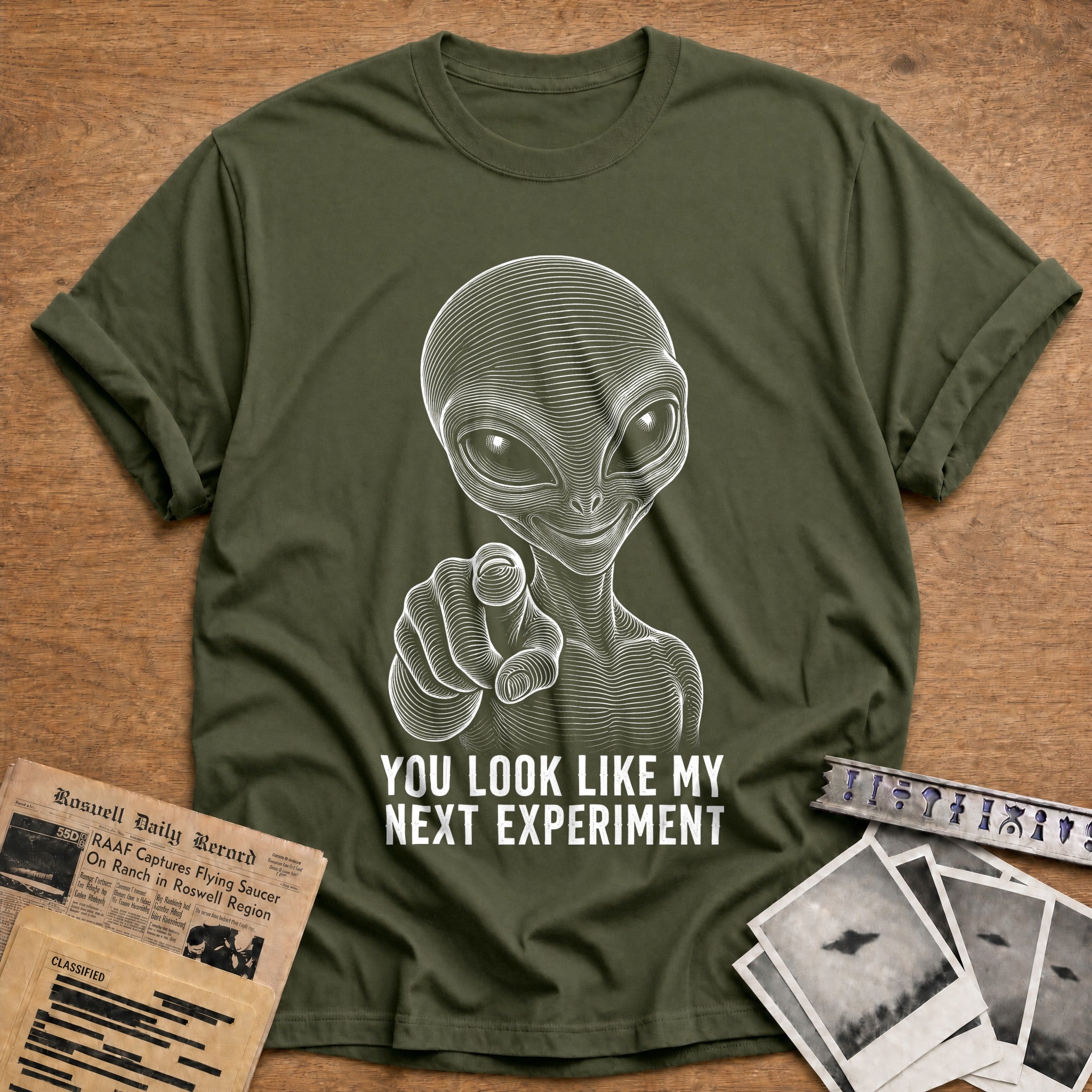 Close Encounter T-Shirt - Military Green