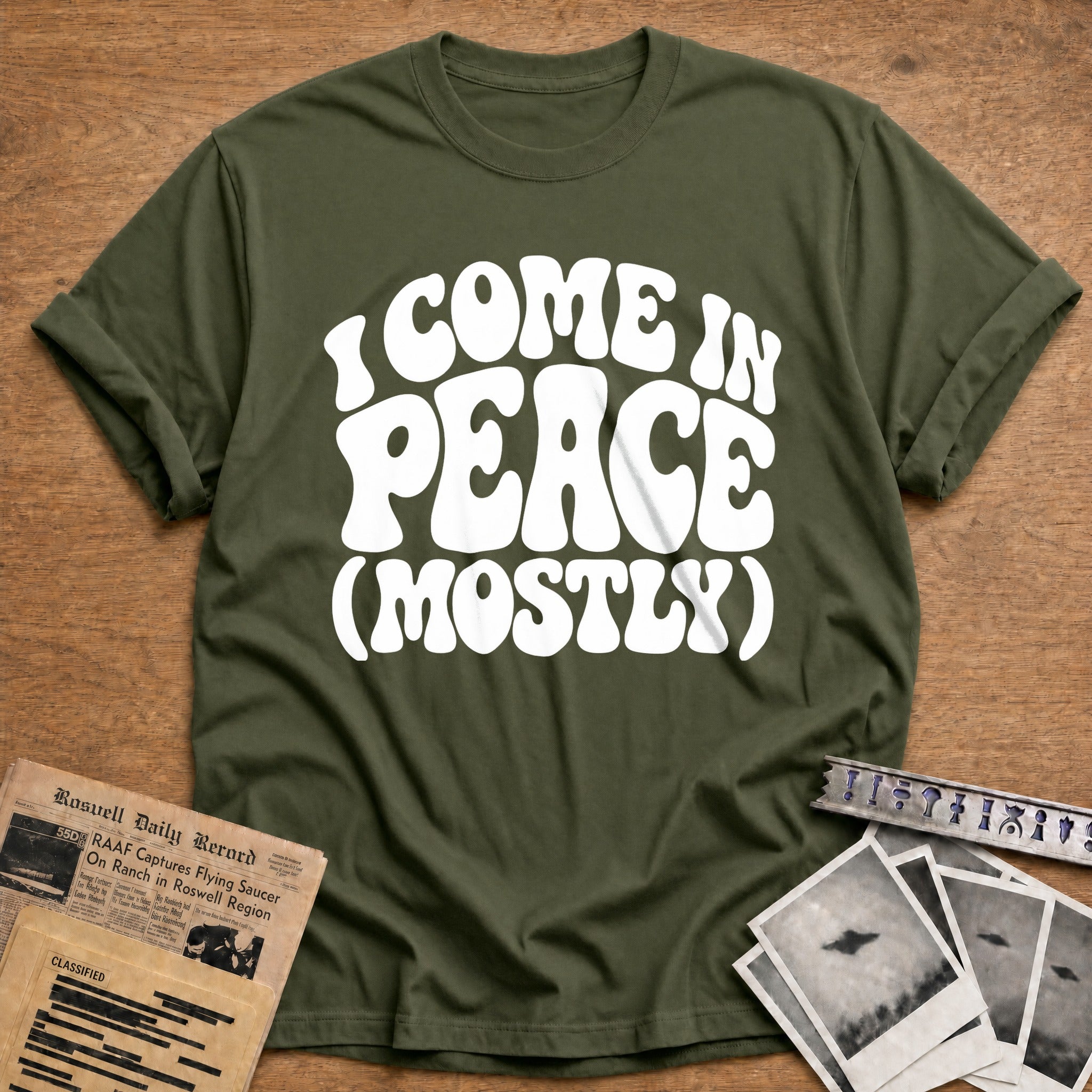 Come In Peace - Military Green