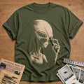 Cool Grey T-Shirt - Military Green
