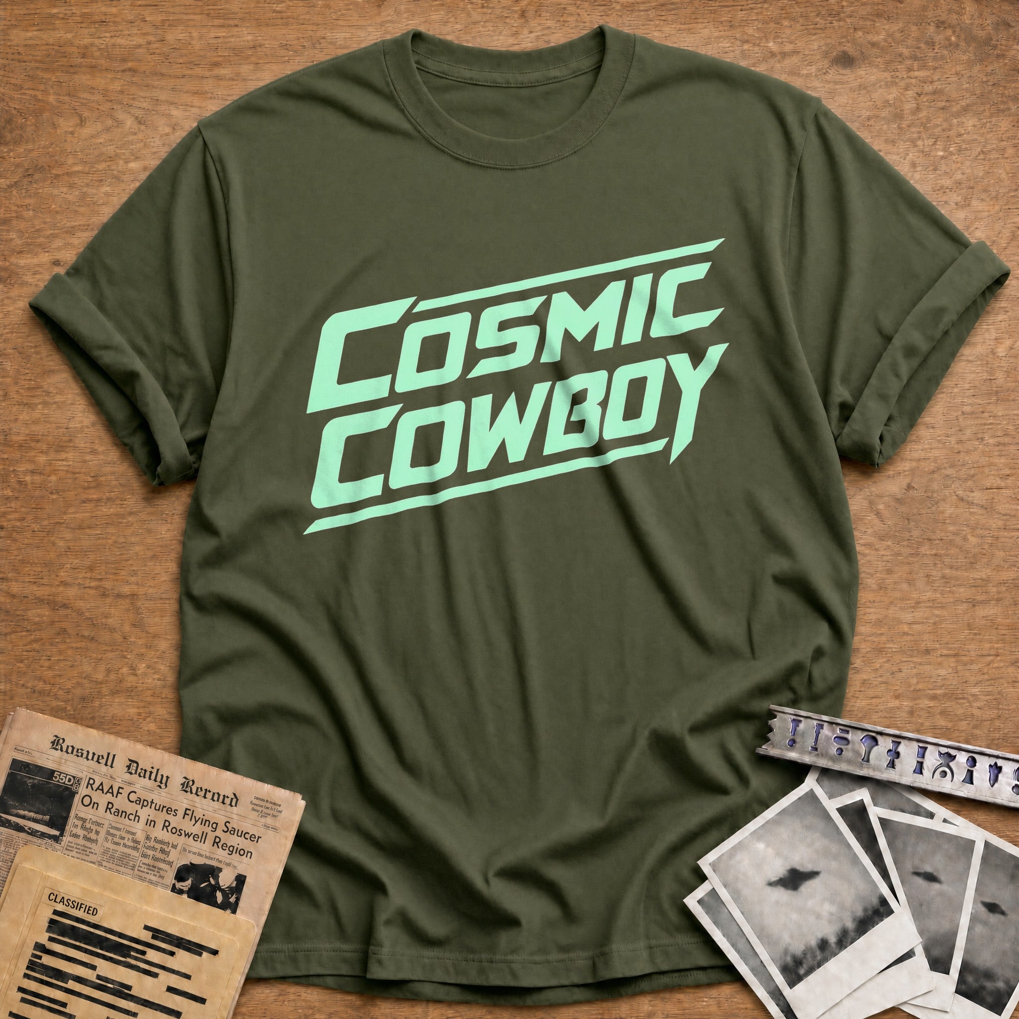 Cosmic Cowboy - Military Green