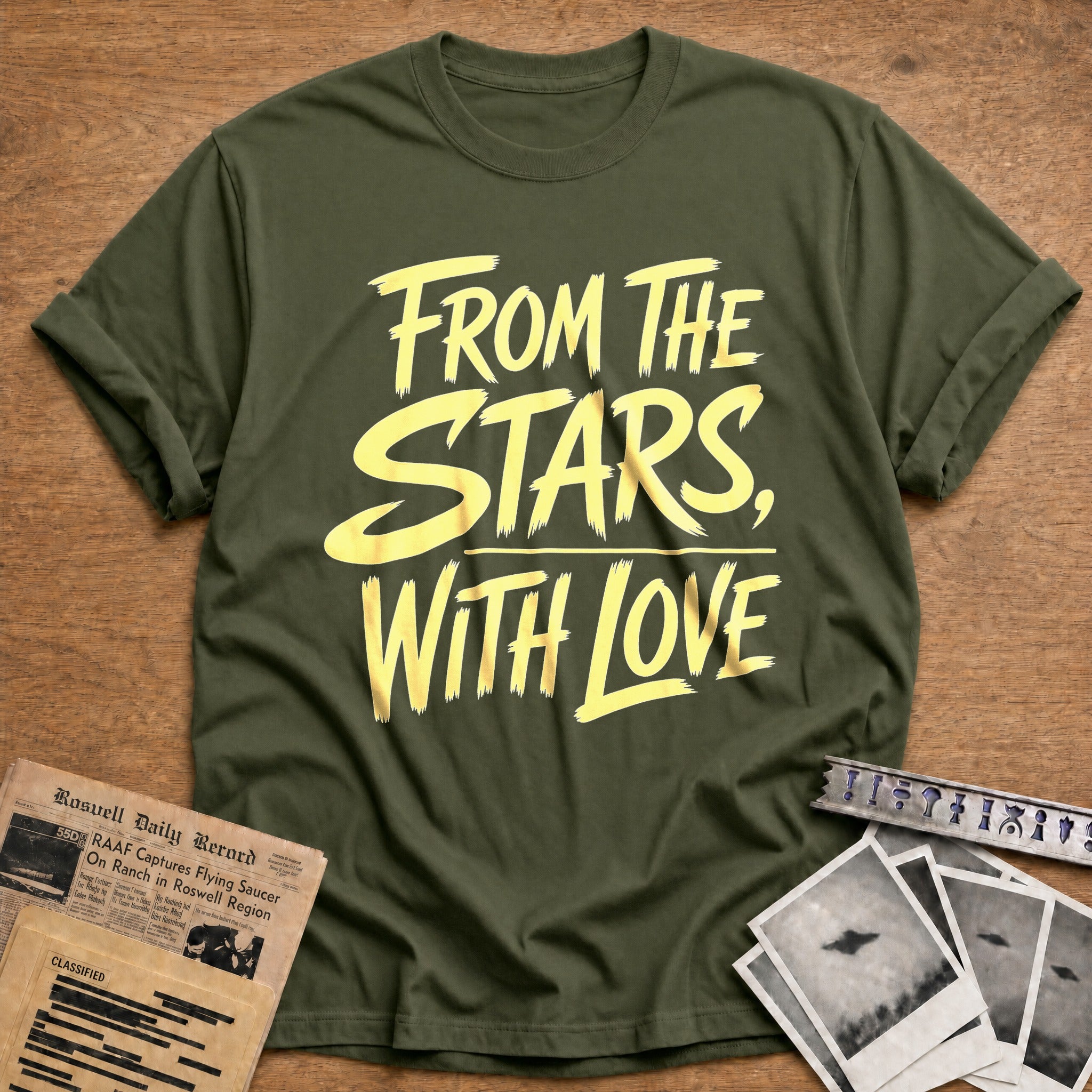Cosmic Greetings - Military Green