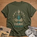 Cosmic Wanderer Boho 96 T-Shirt - Military Green