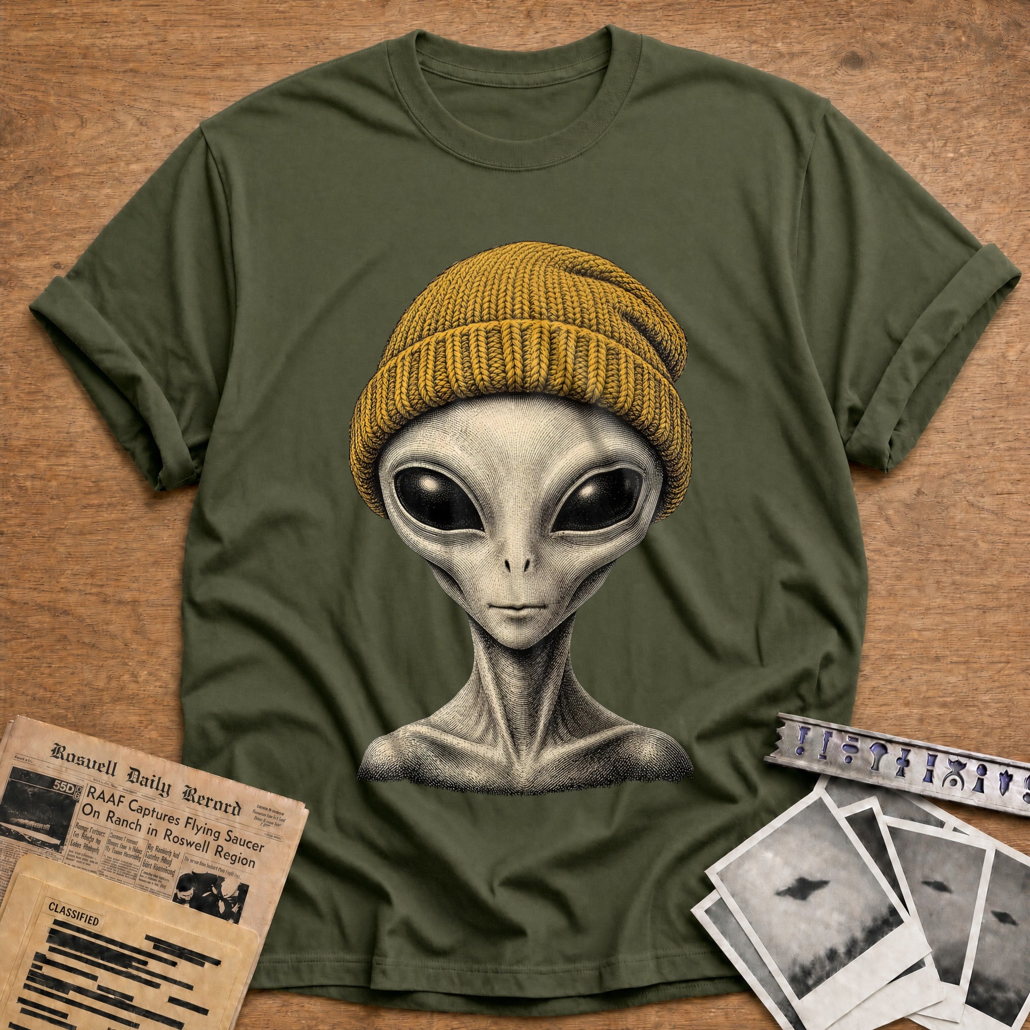 Cozy Visitor - Military Green