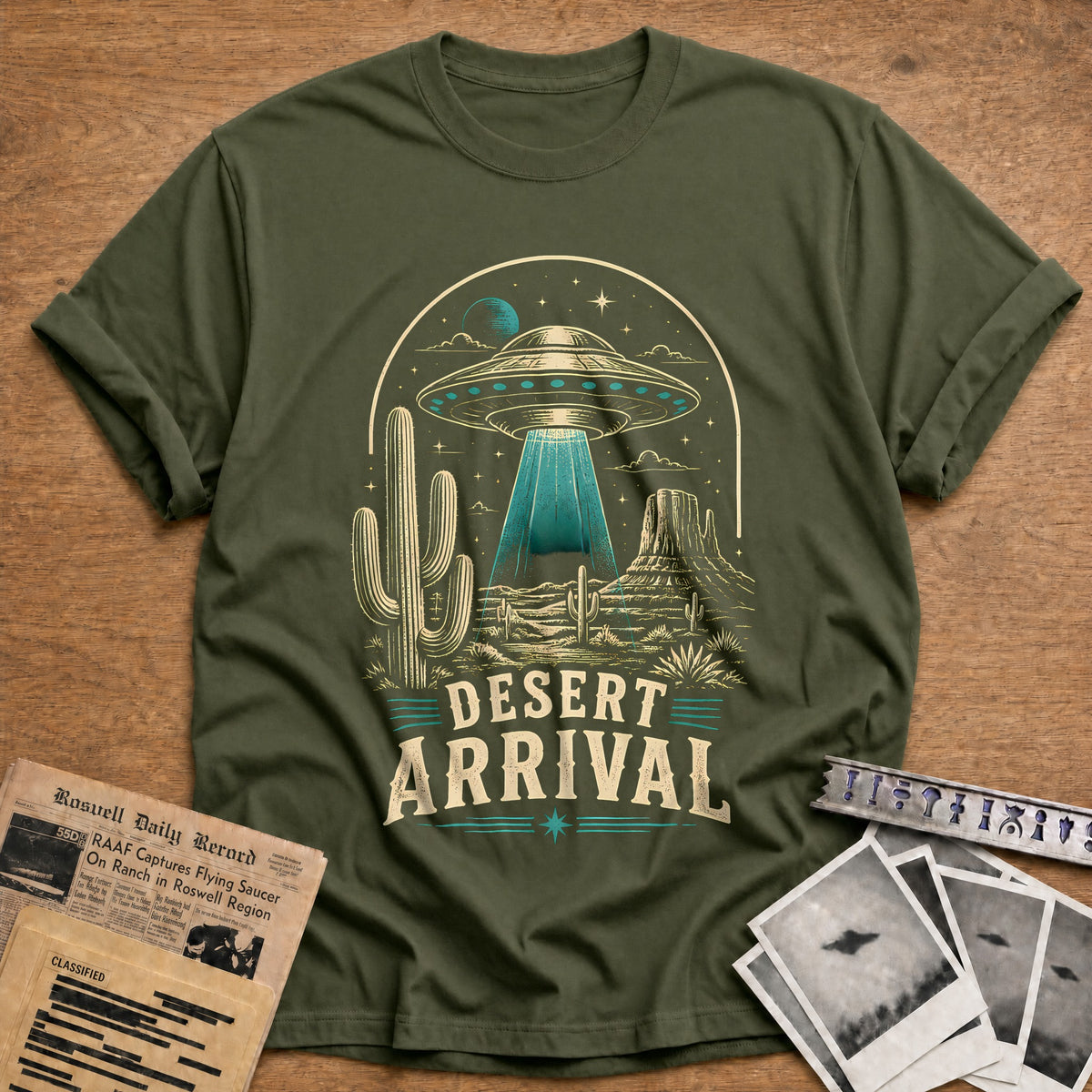 Desert Arrival 93 T-Shirt - Military Green