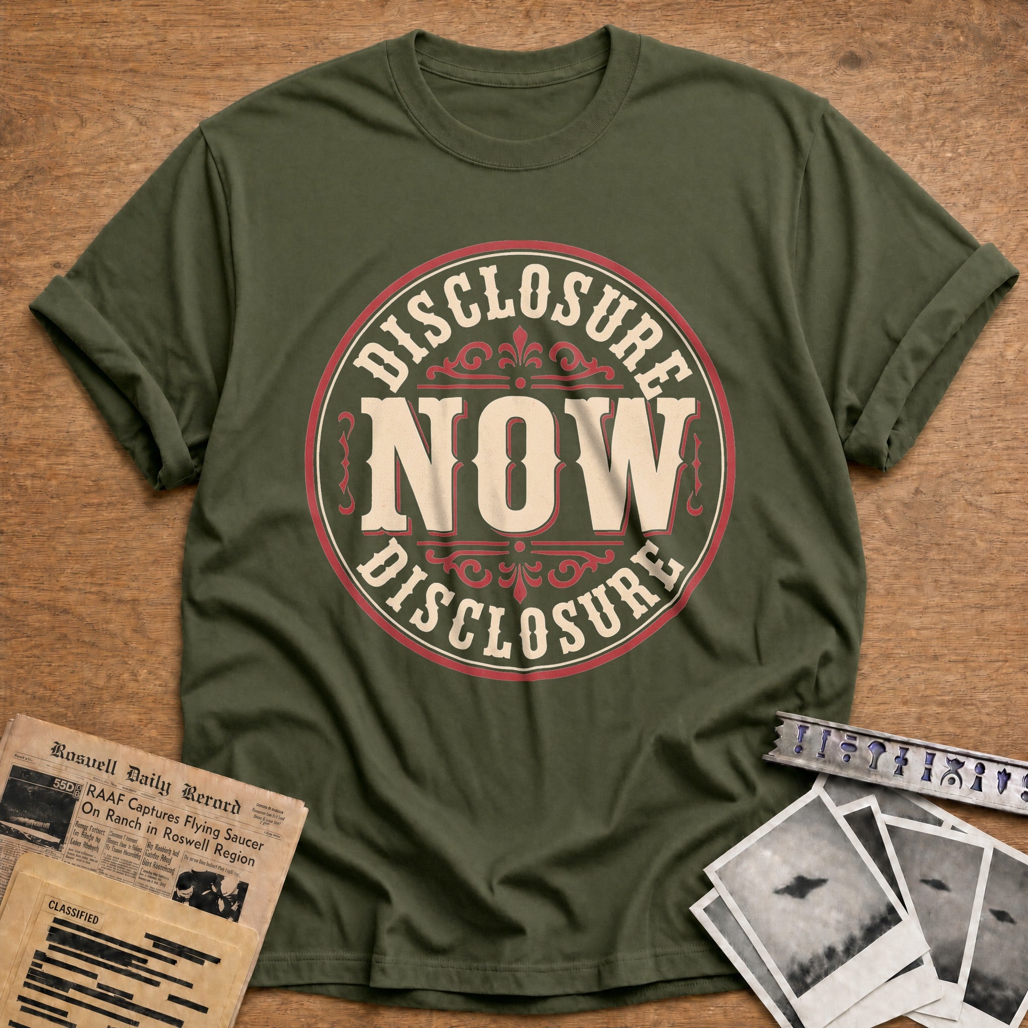 Disclosure Now 03 - Military Green