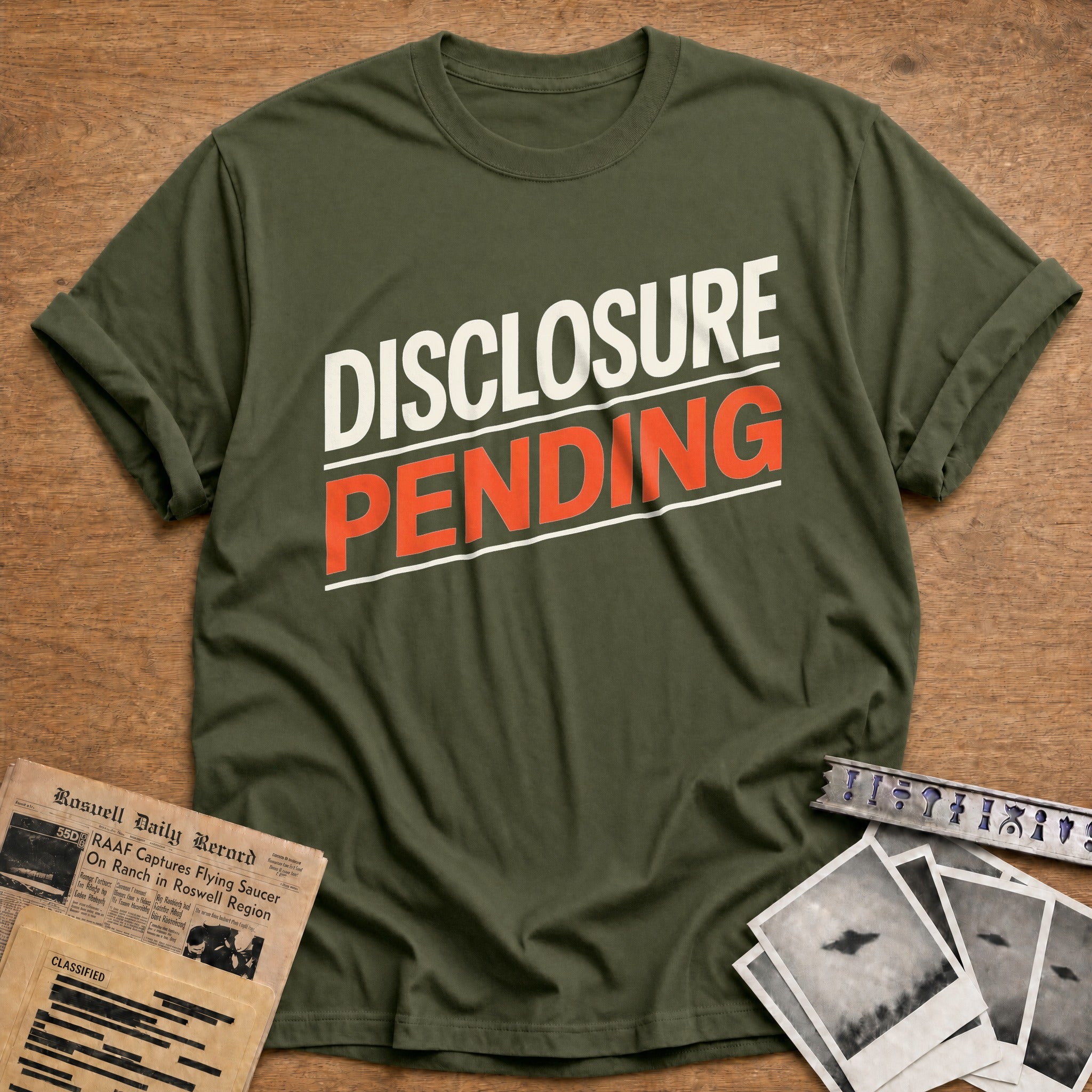 Disclosure Pending 01 - Military Green