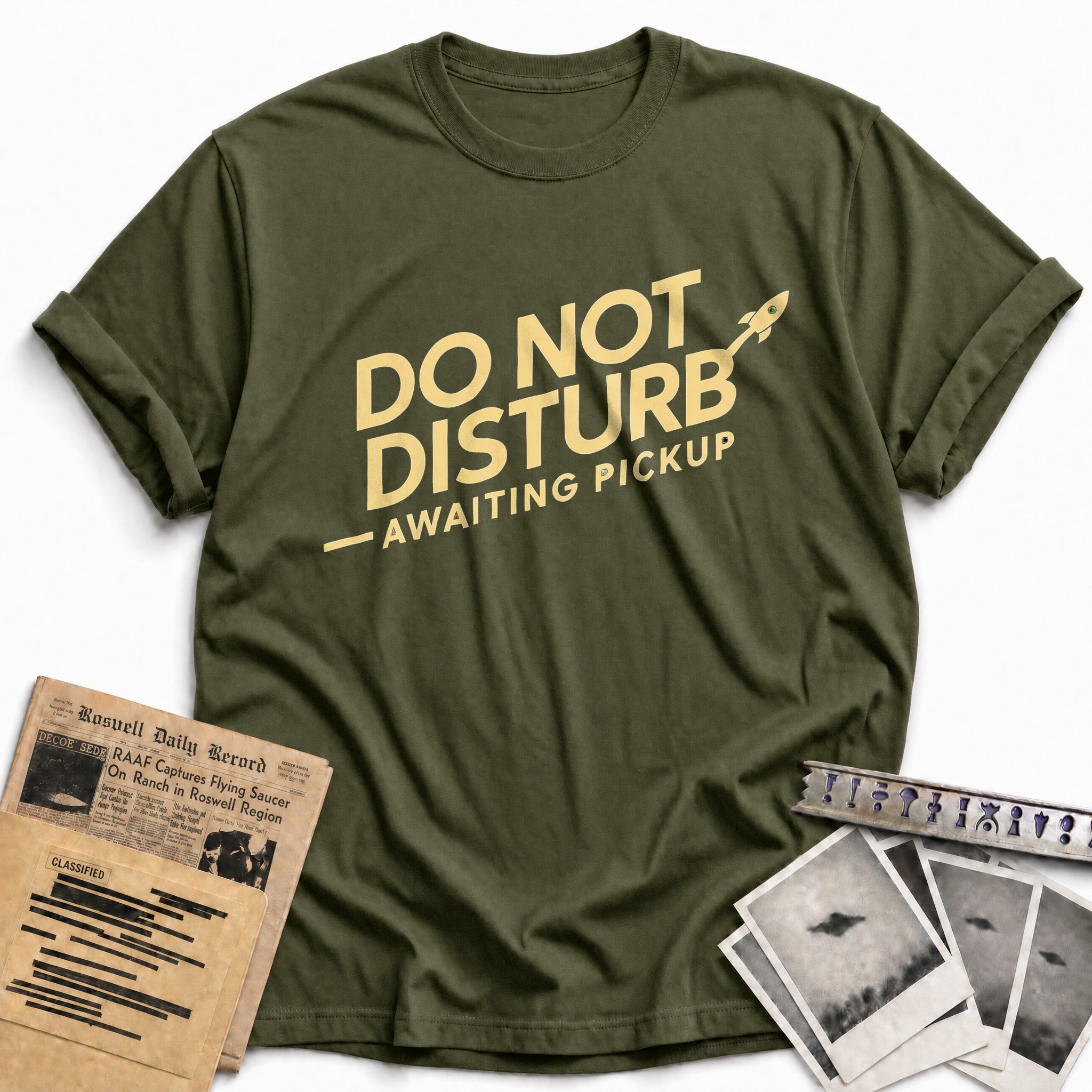 Do Not Disturb Awaiting Pickup 02 - Military Green