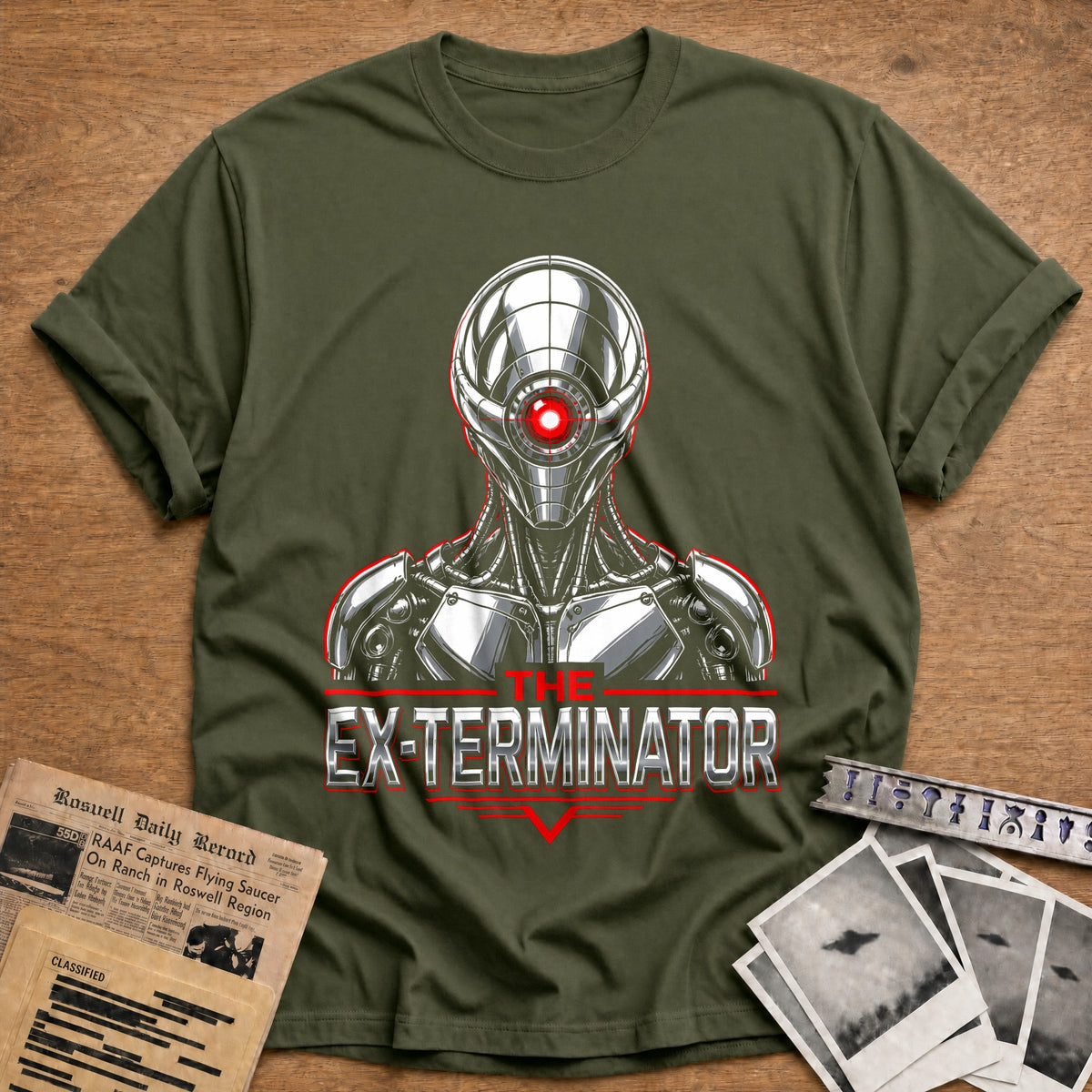 Ex Terminator 91 T-Shirt - Military Green