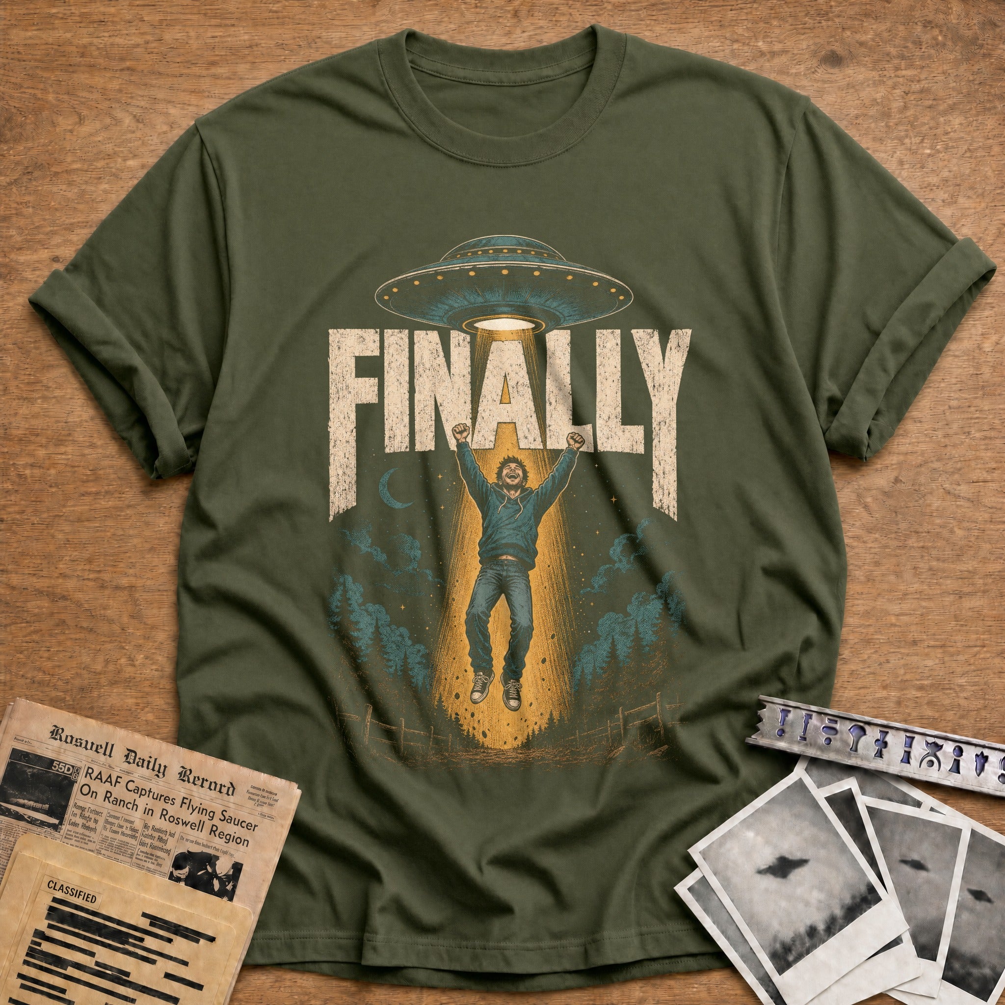 Finally UFO Freedom - Military Green