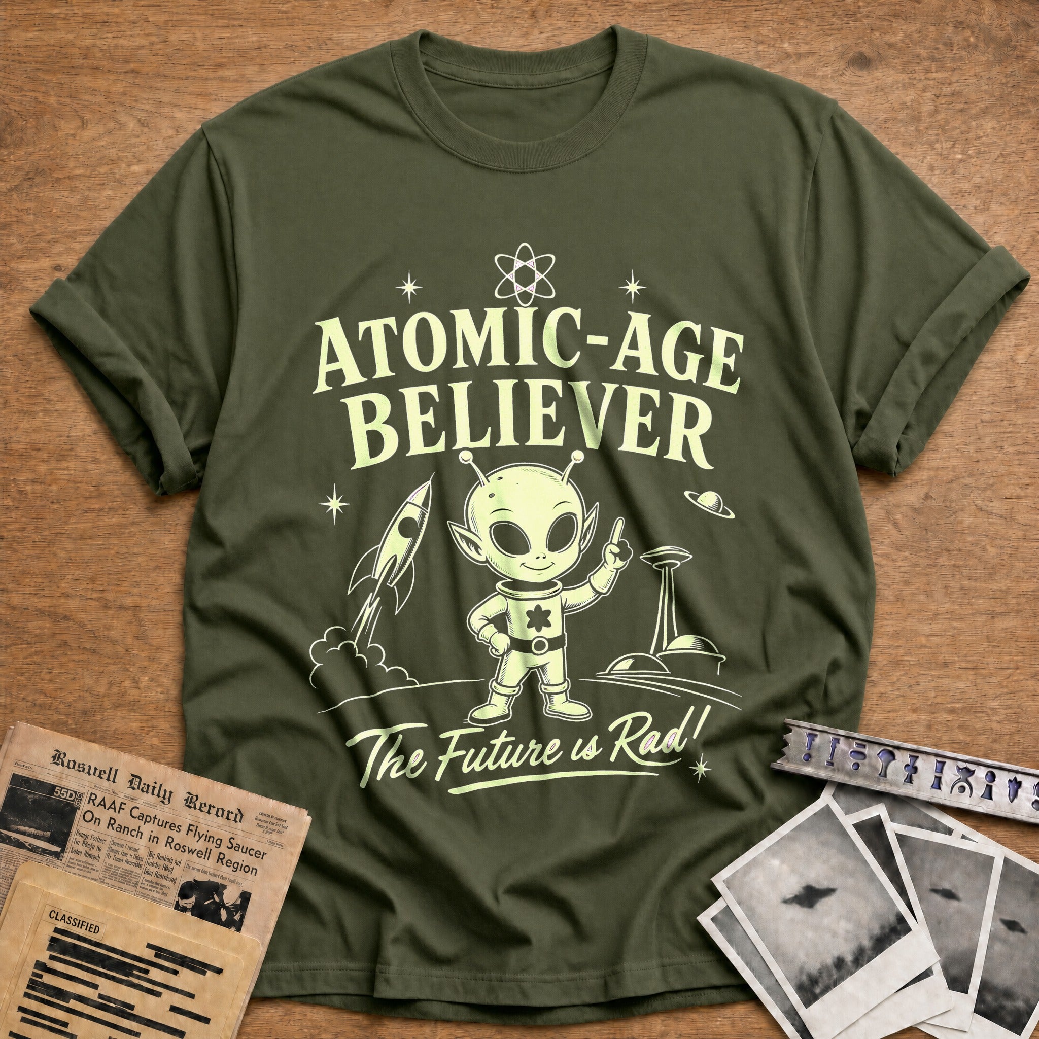 Future Is Rad - Military Green