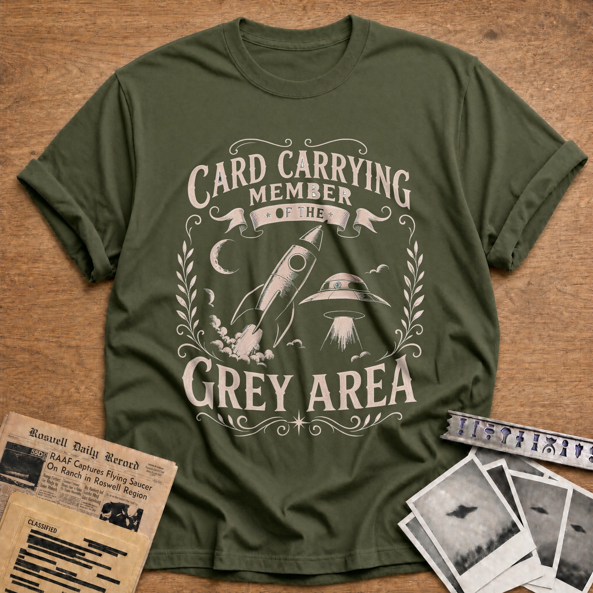 Grey Area Member - Military Green