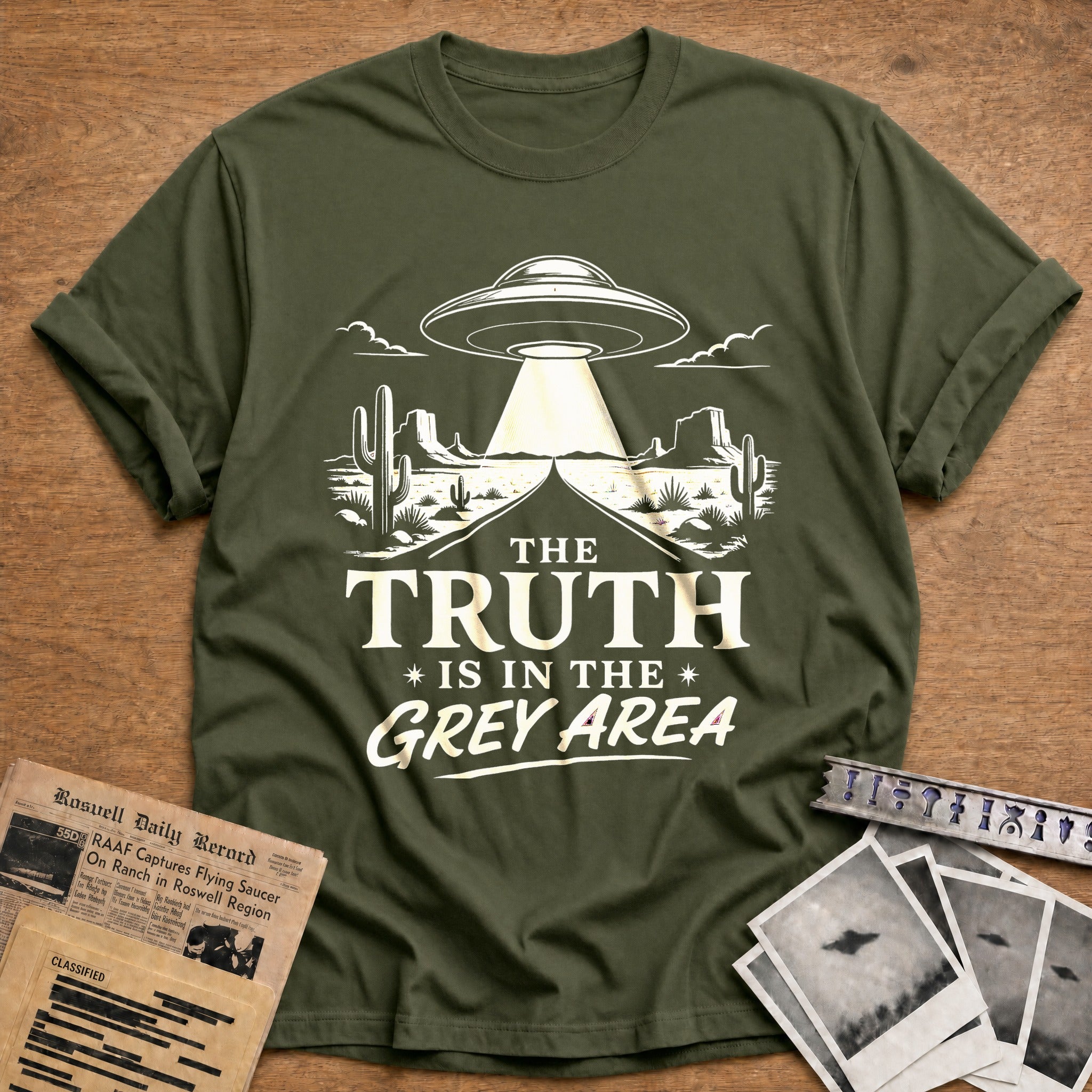 Grey Area Truth - Military Green