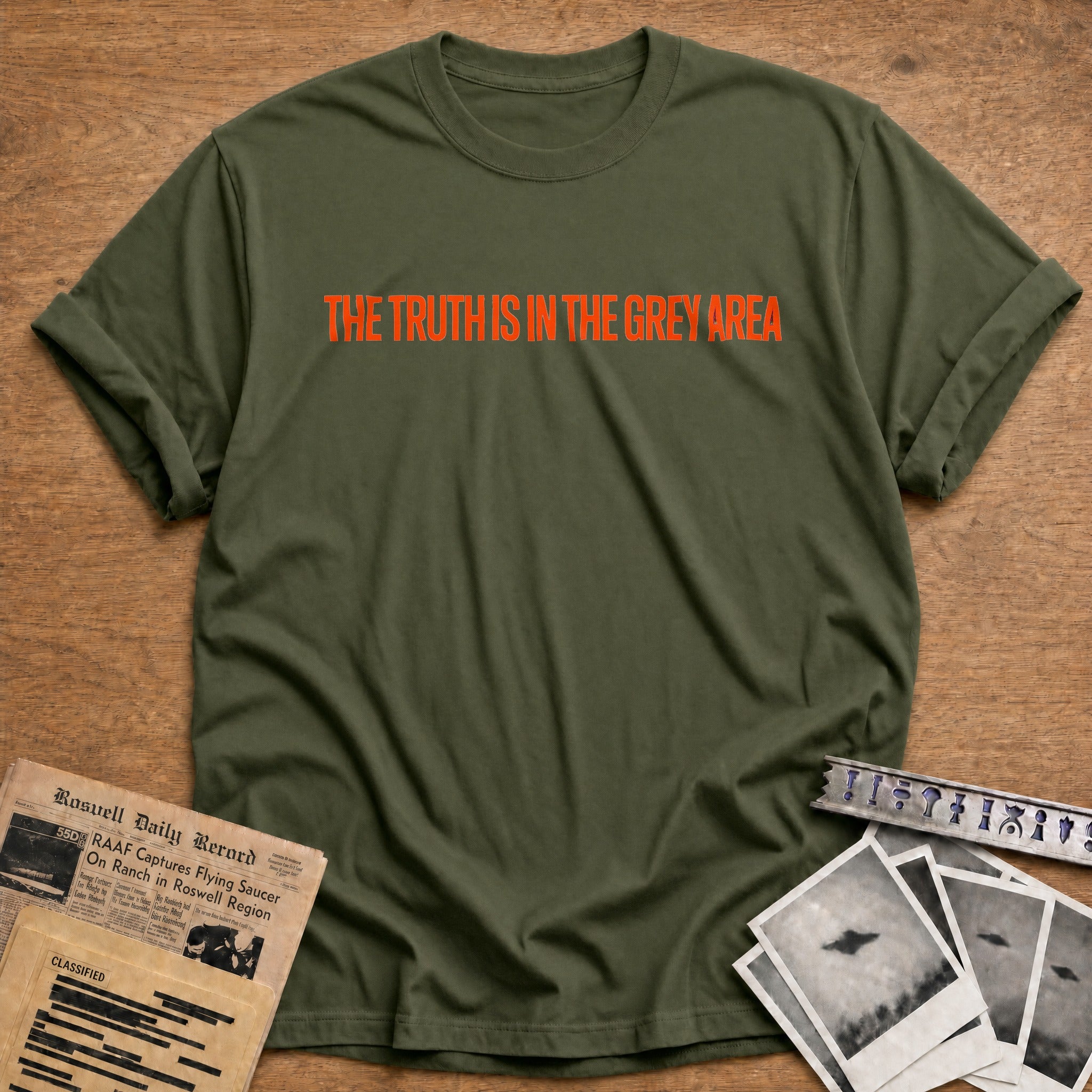Grey Area Truth Seeker - Military Green