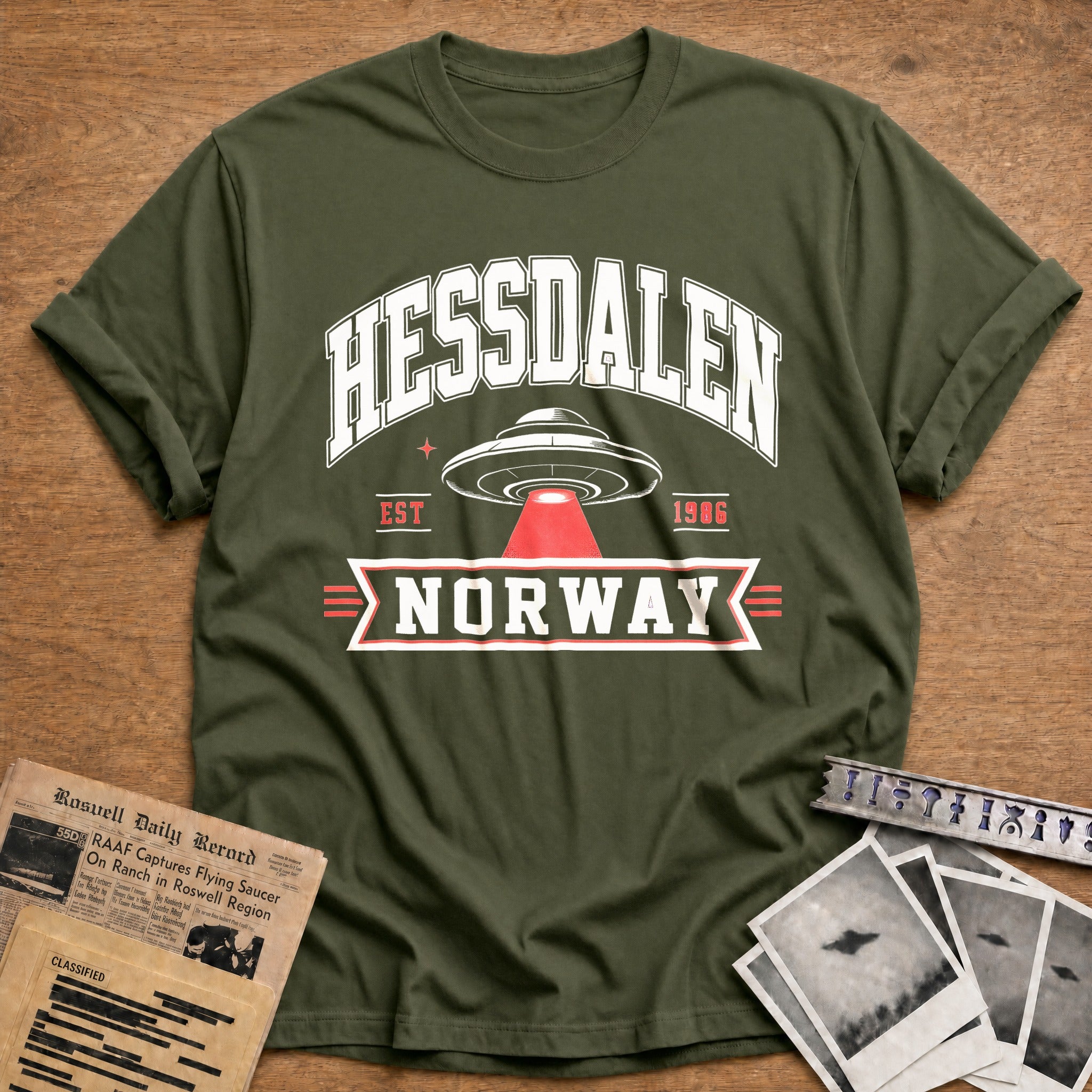 Hessdalen Norway - Military Green