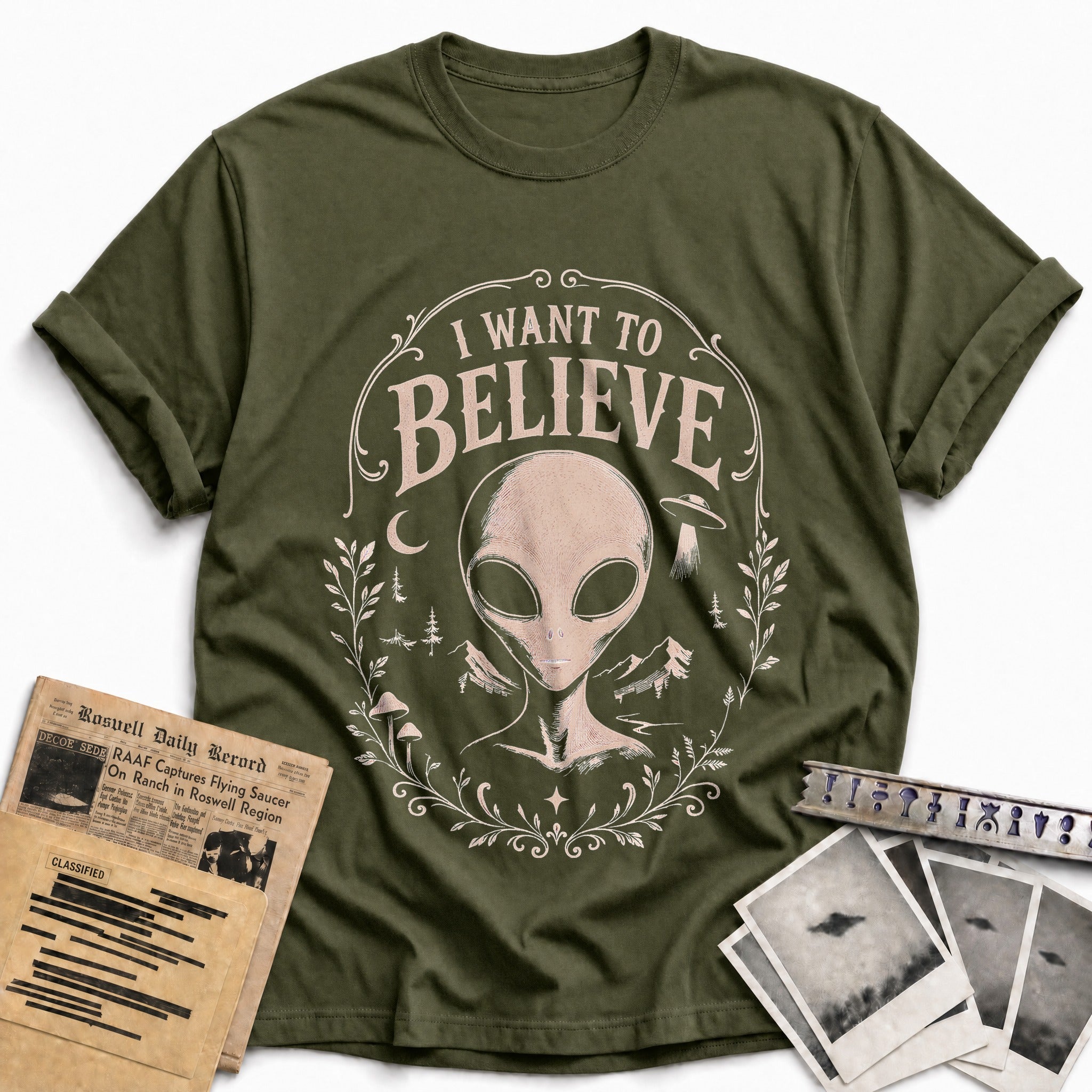 I Want To Believe 03 - Military Green