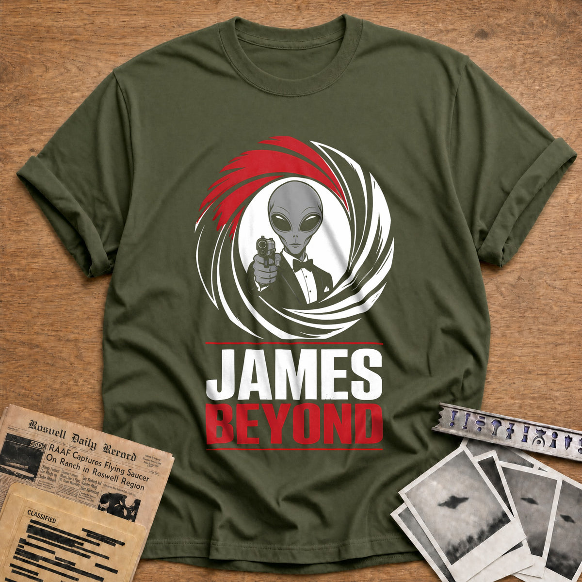 James Beyond 63 T-Shirt - Military Green
