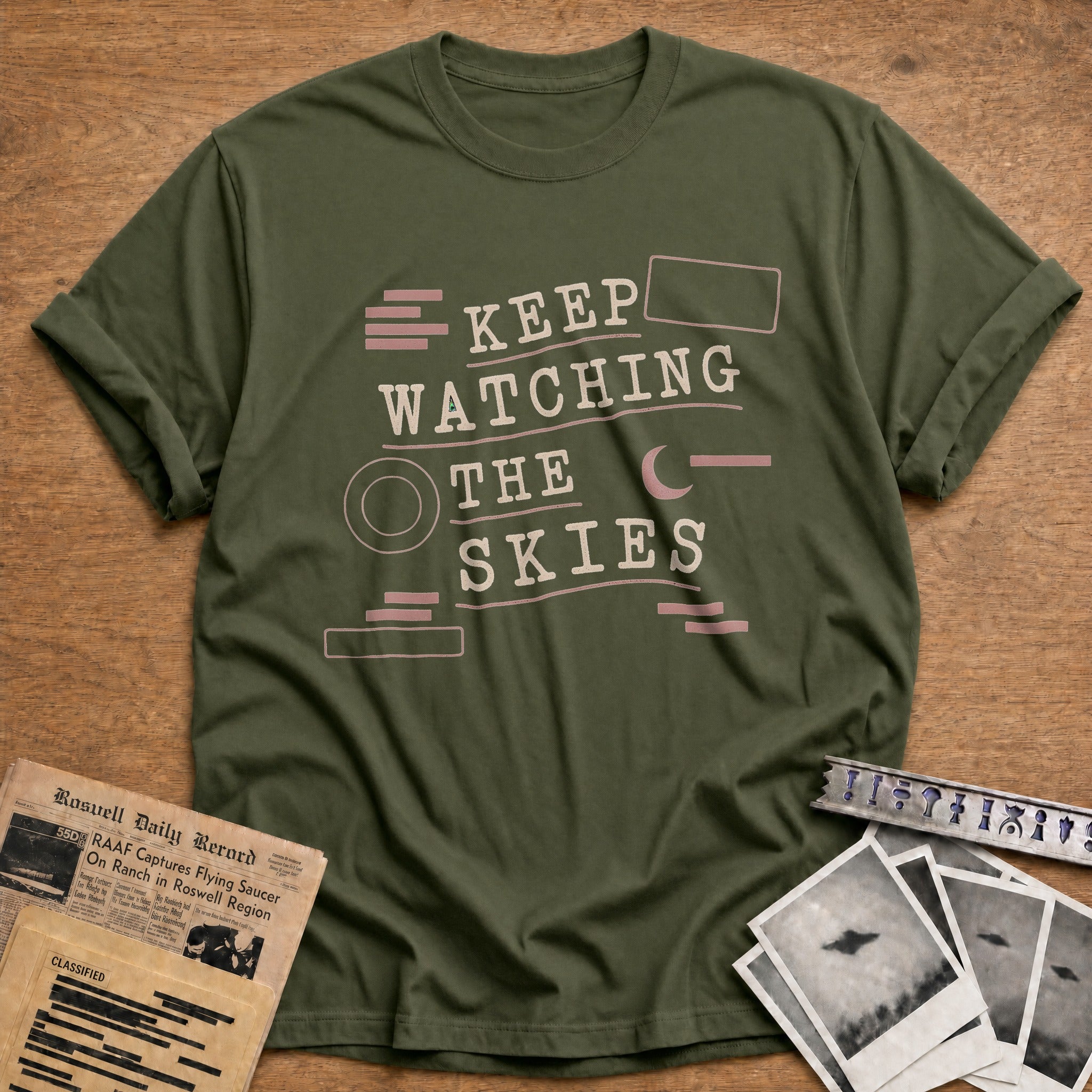 Keep Watching The Skies 04 - Military Green